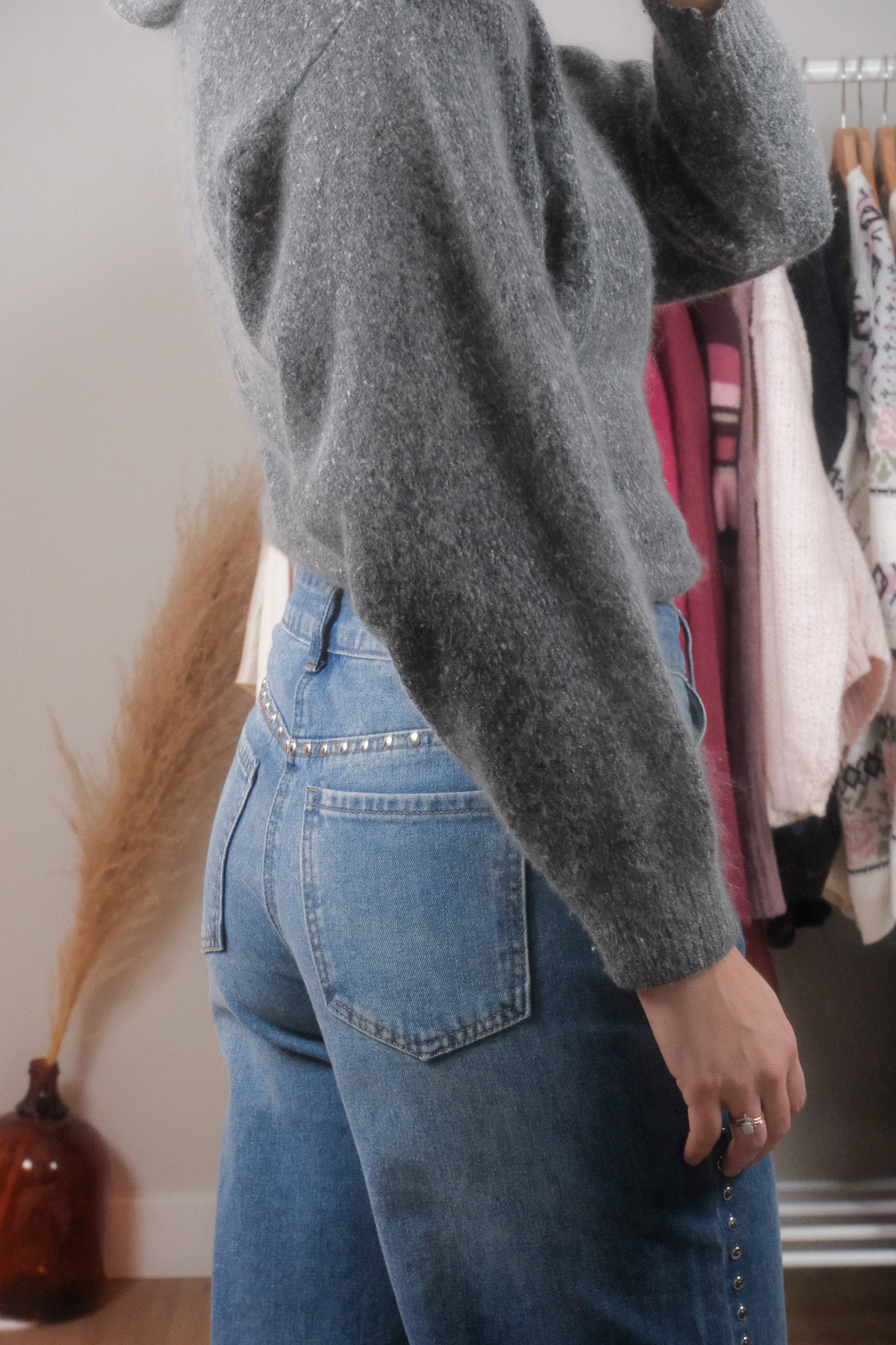 Vintage x Silk/Angora/Wool Blend Turtleneck (XS)