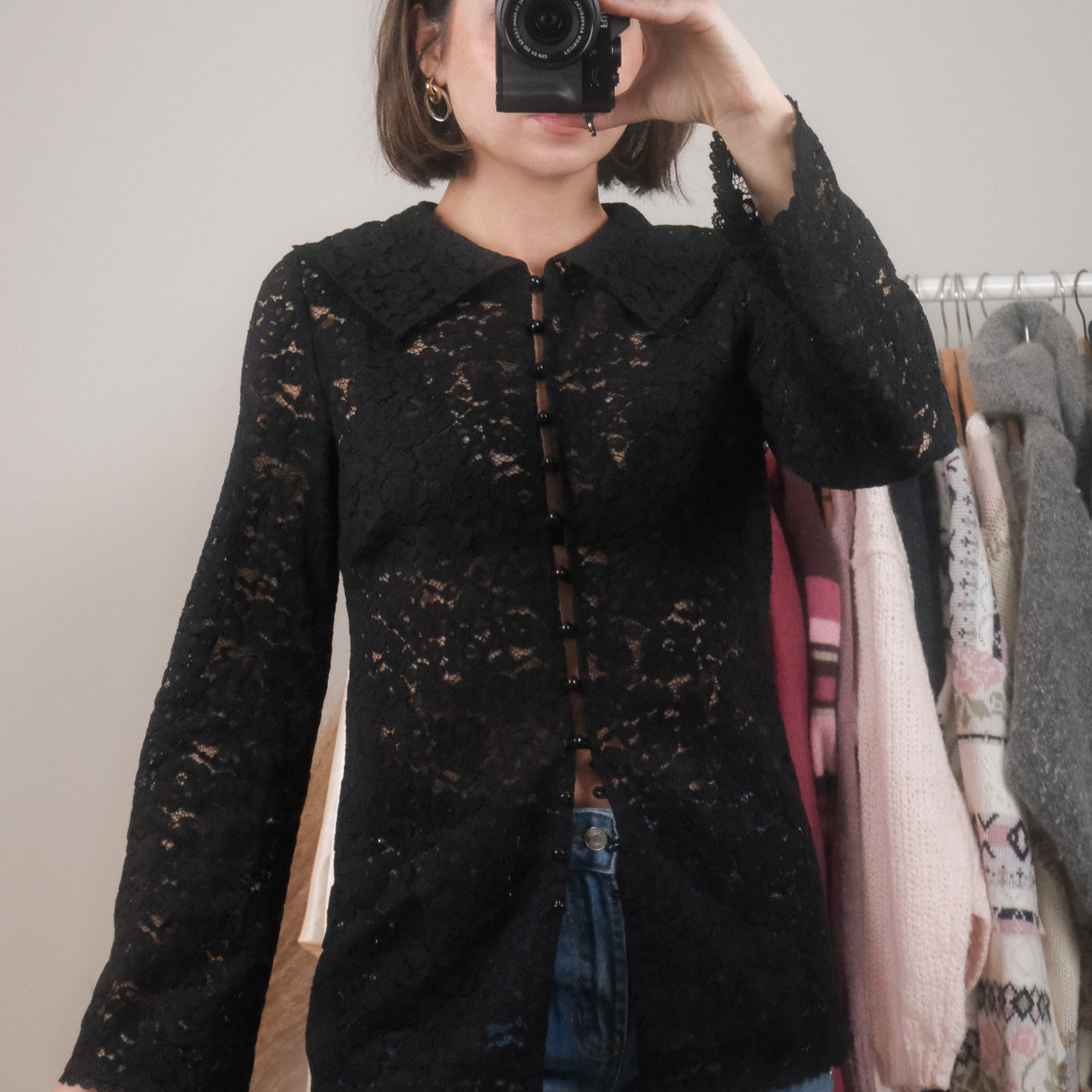 Sézane x NWT Lace Blouse (S)