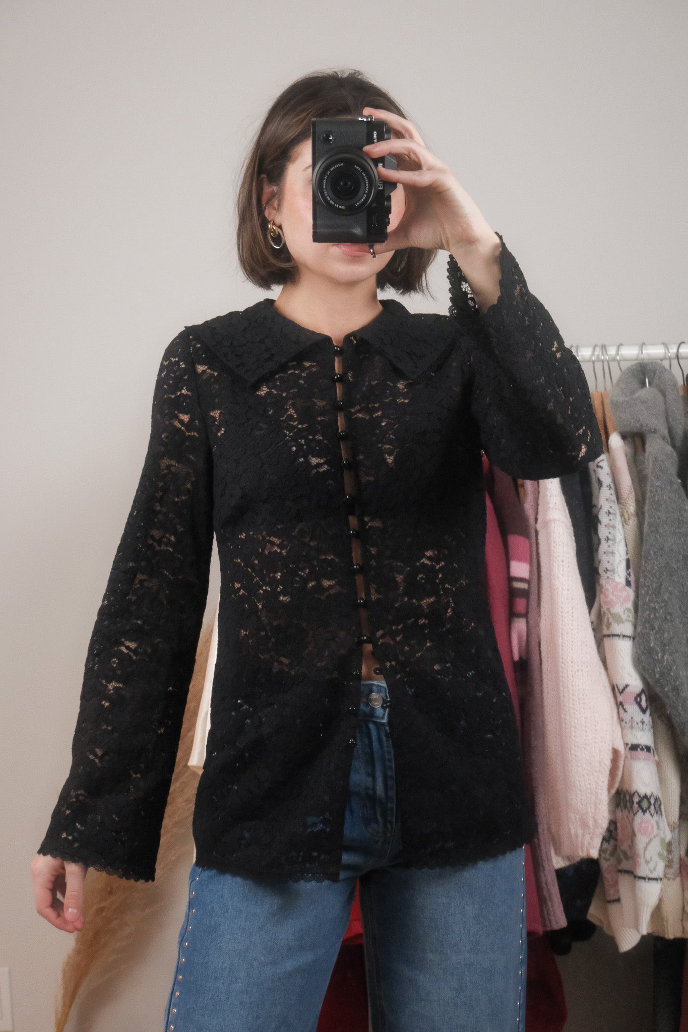 Sézane x NWT Lace Blouse (S)