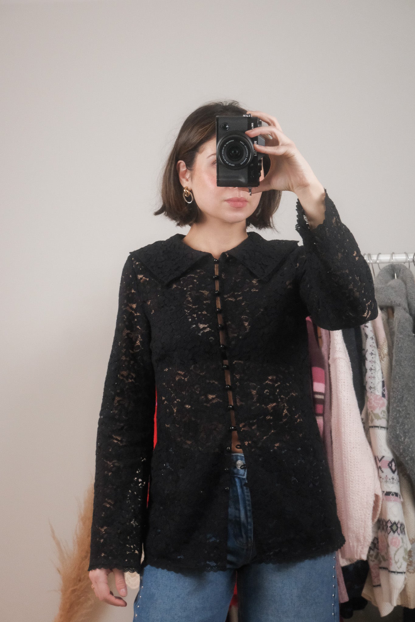 Sézane x NWT Lace Blouse (S)