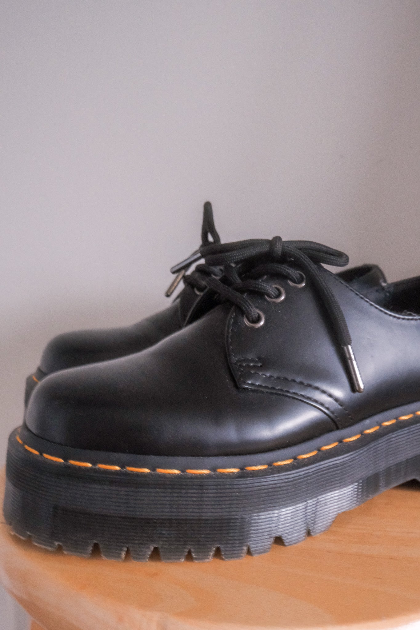 Doc Martens x Leather Platforms Oxfords (7.5)