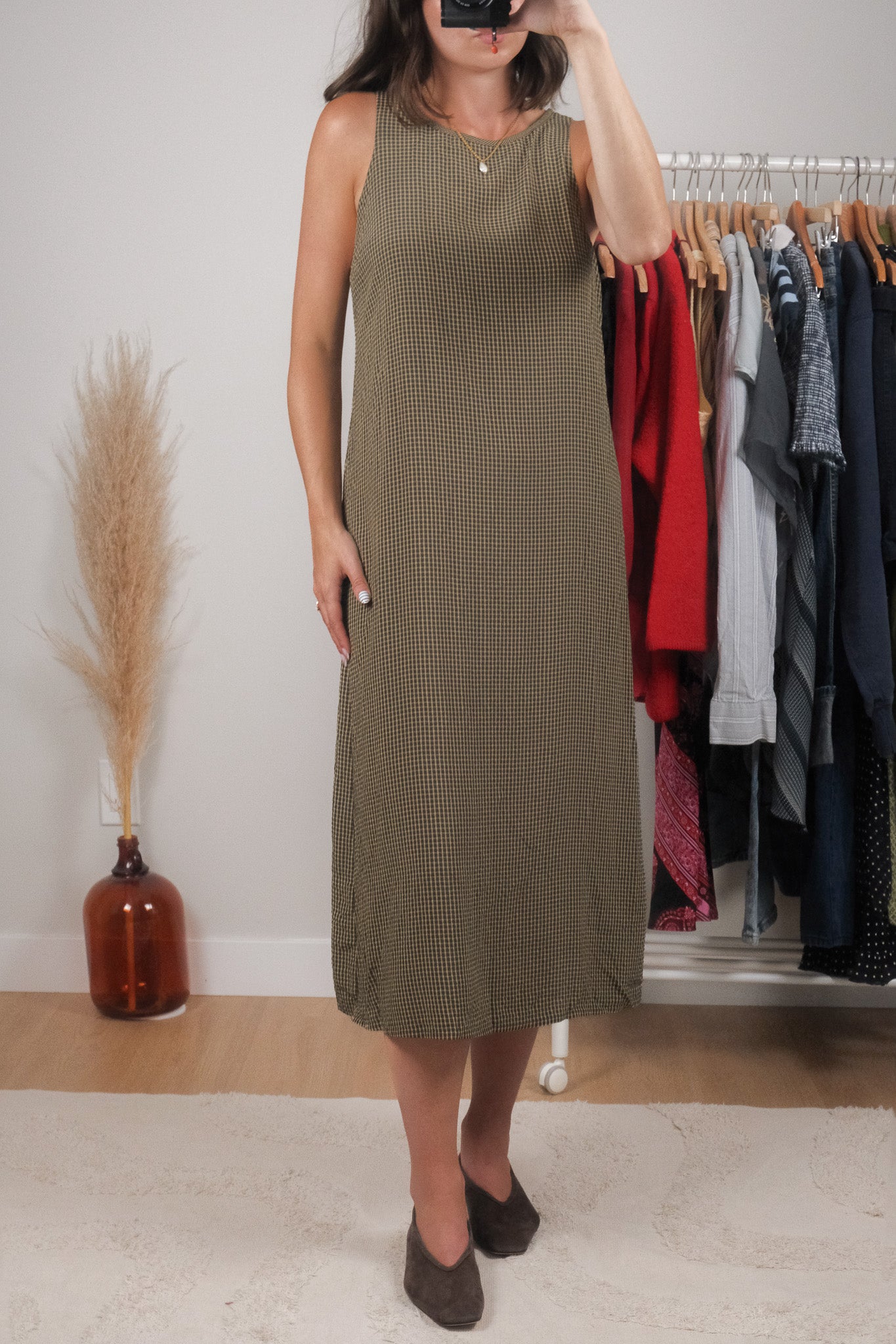 Vintage x Plaid Maxi Dress (6/8)