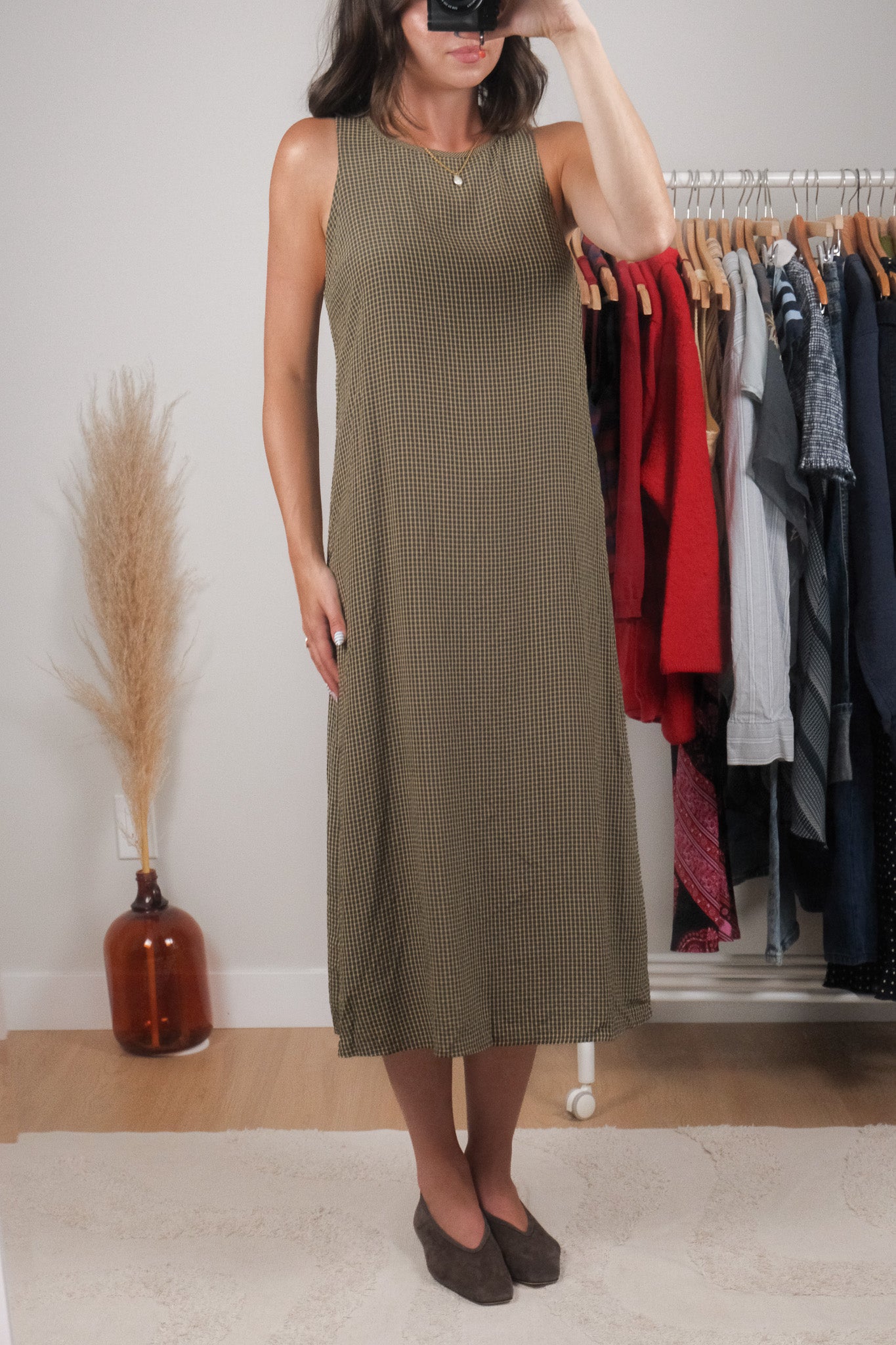 Vintage x Plaid Maxi Dress (6/8)