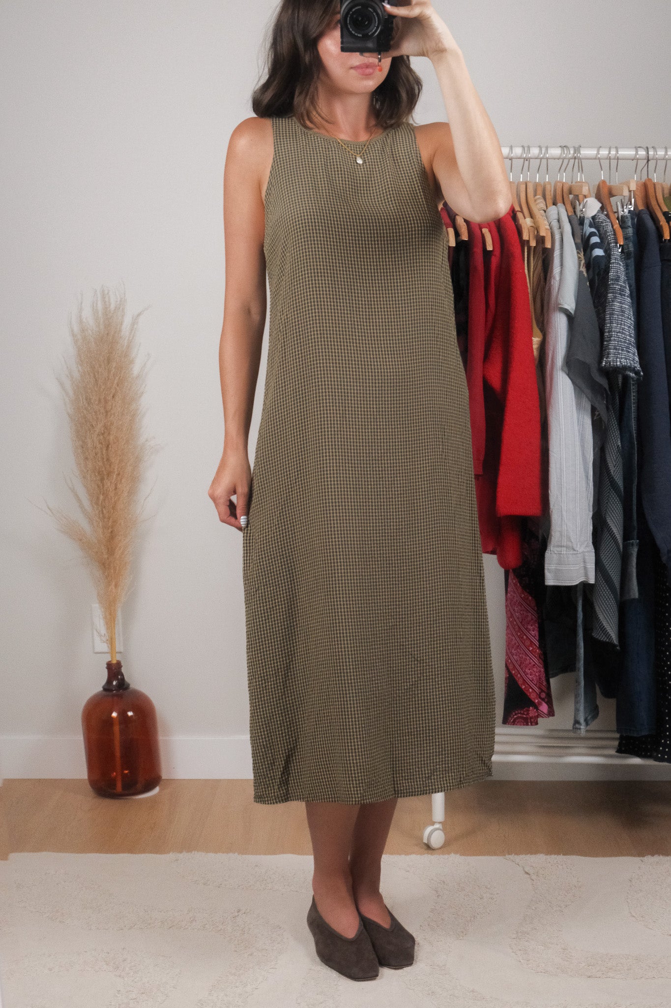 Vintage x Plaid Maxi Dress (6/8)