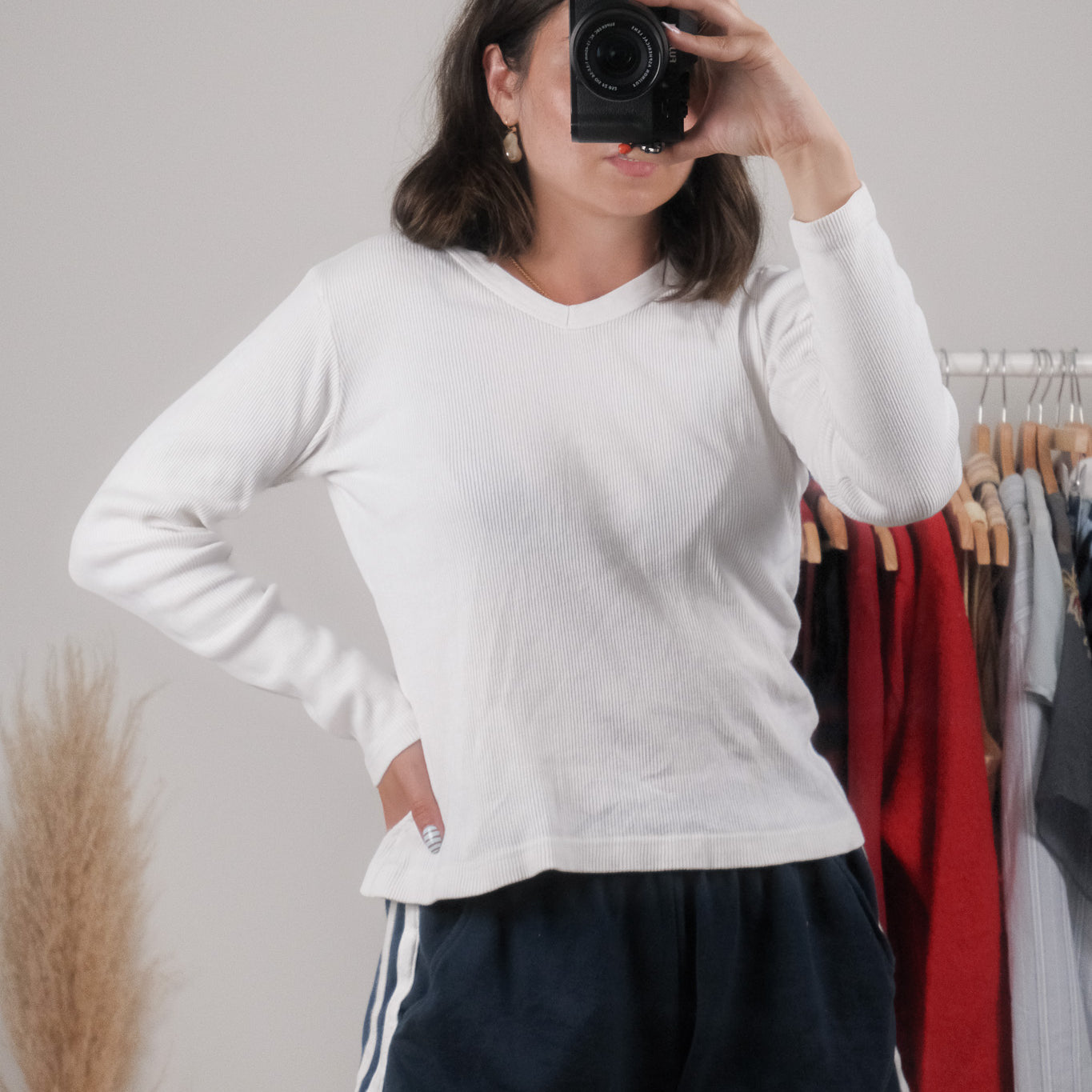 Vintage x Long-Sleeve Top (M)