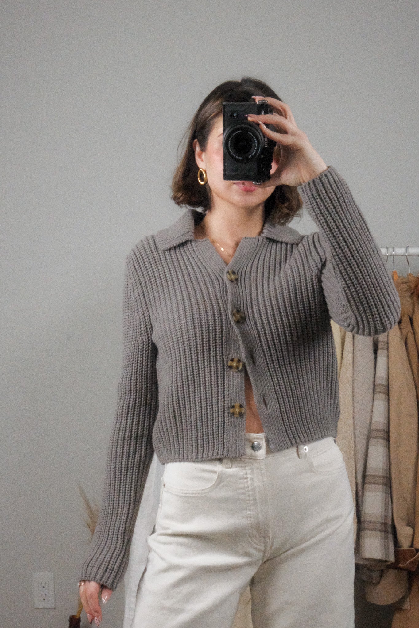 Modern x NWT Cotton Collared Cardigan (S)