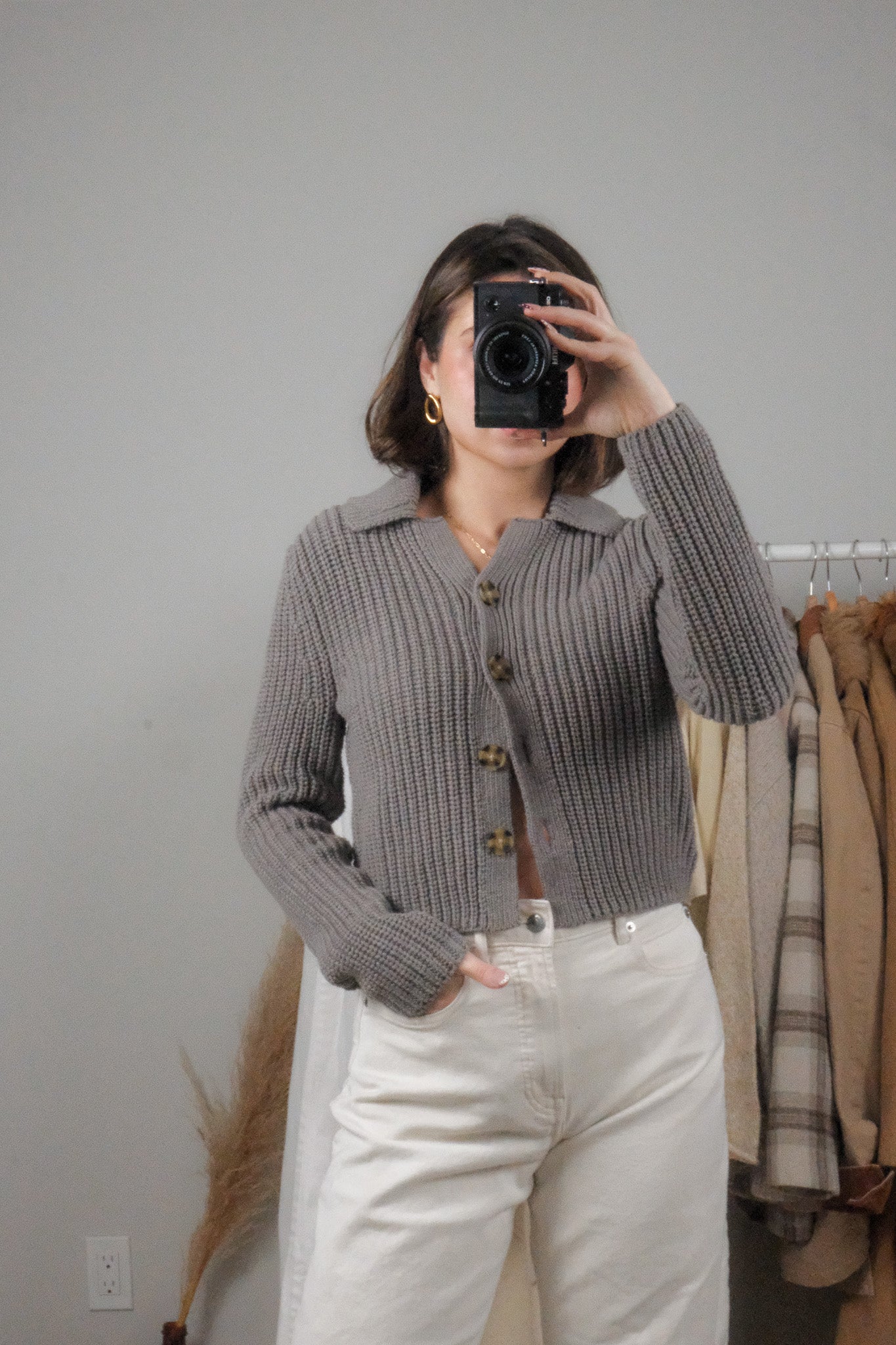 Modern x NWT Cotton Collared Cardigan (S)
