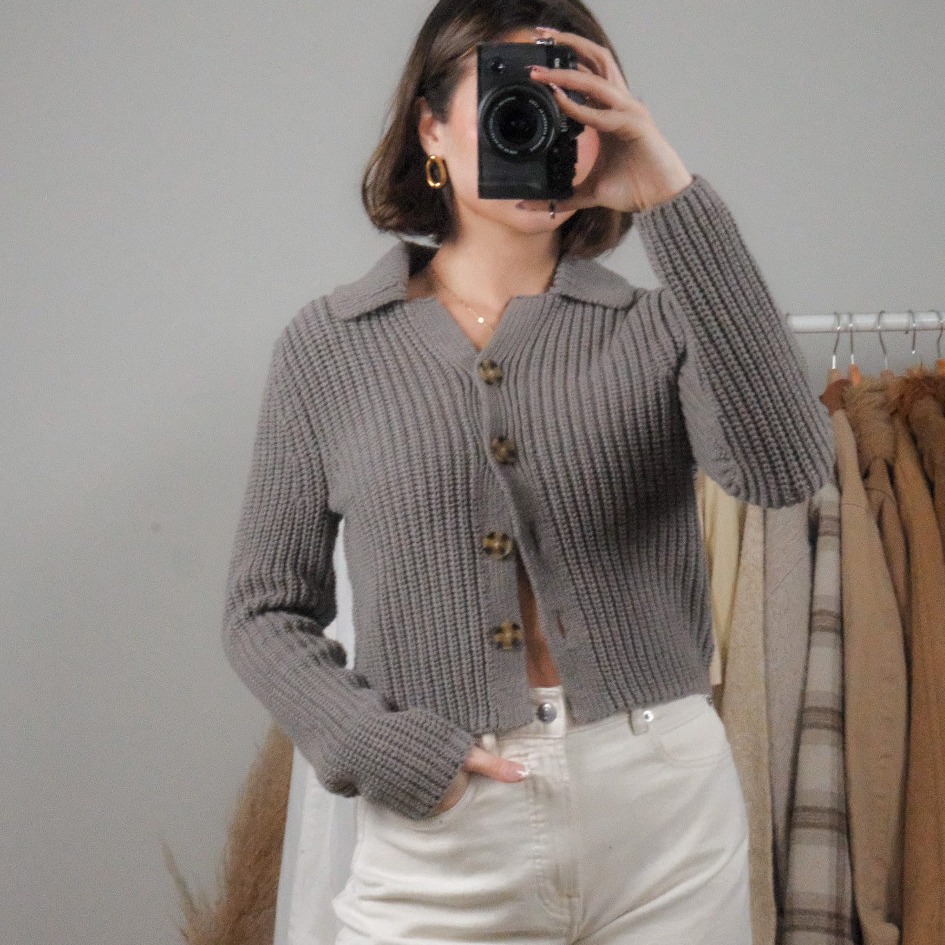 Modern x NWT Cotton Collared Cardigan (S)
