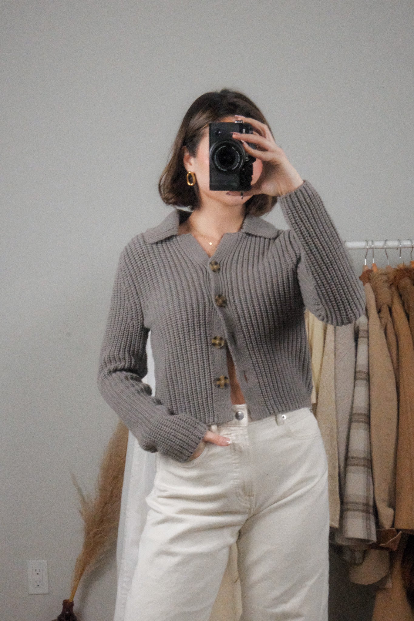 Modern x NWT Cotton Collared Cardigan (S)