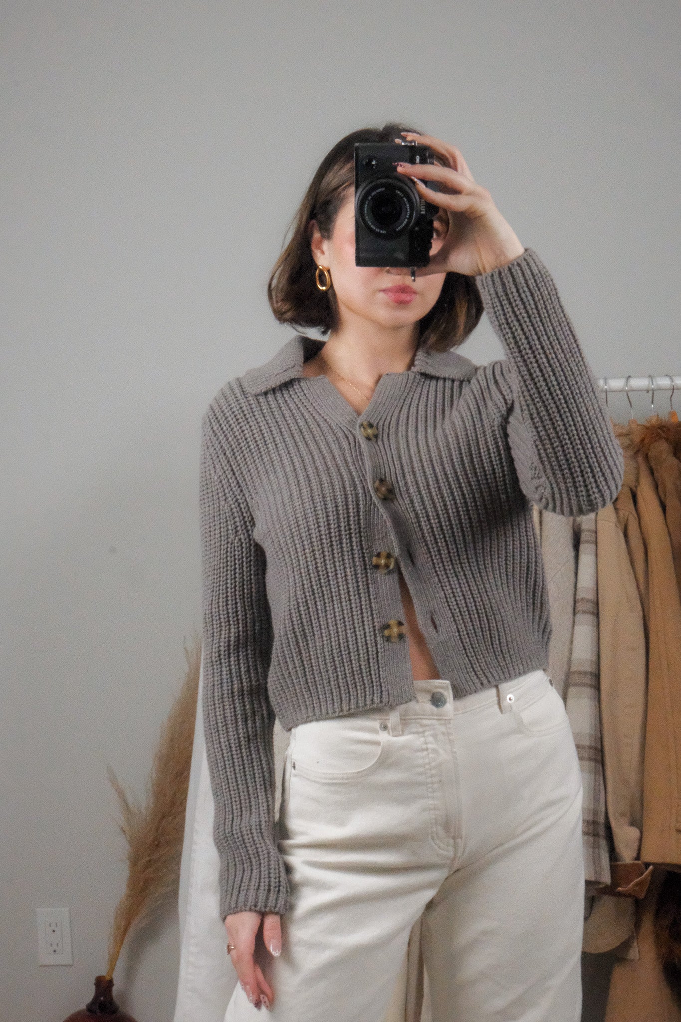 Modern x NWT Cotton Collared Cardigan (S)