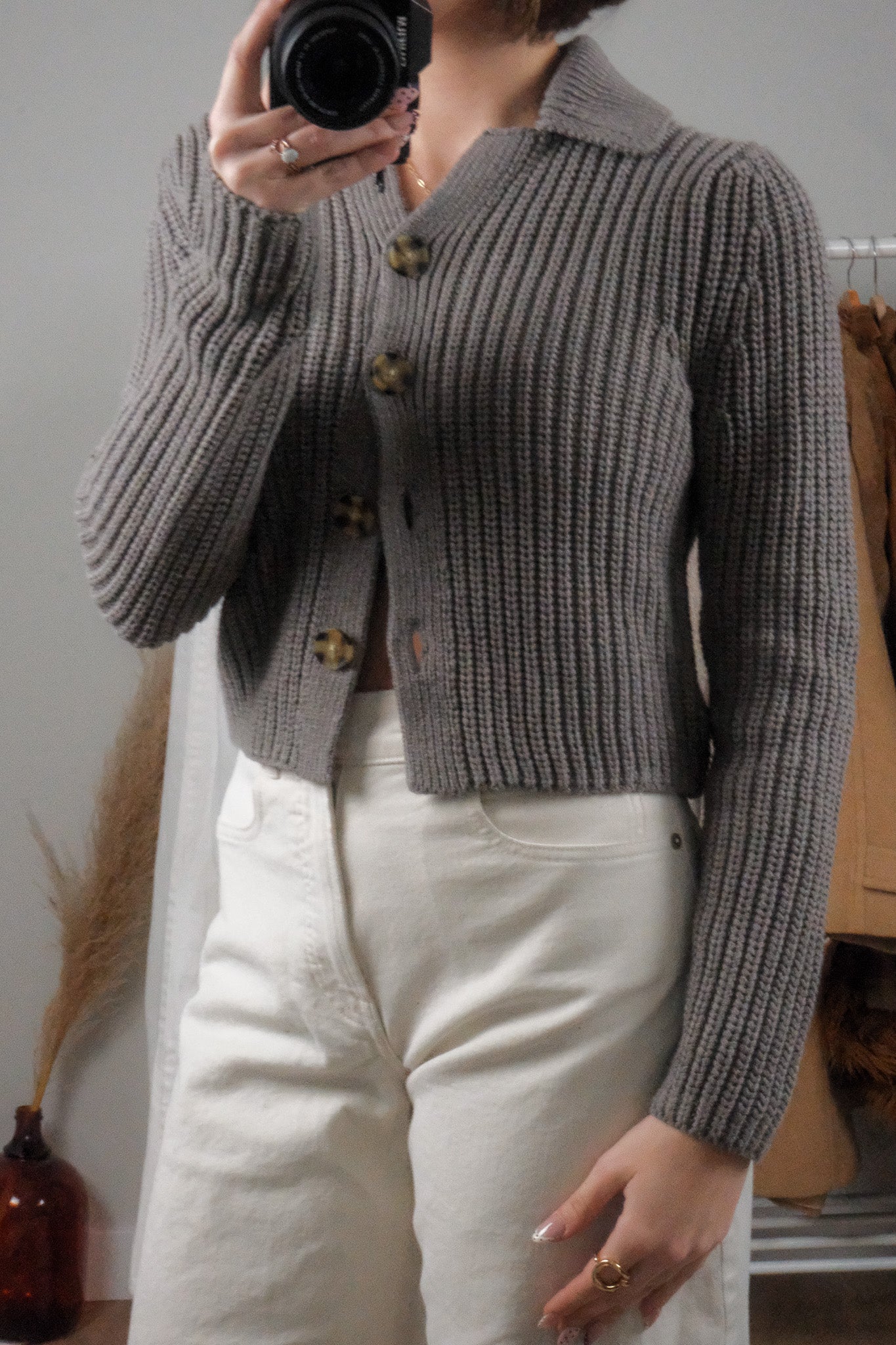 Modern x NWT Cotton Collared Cardigan (S)