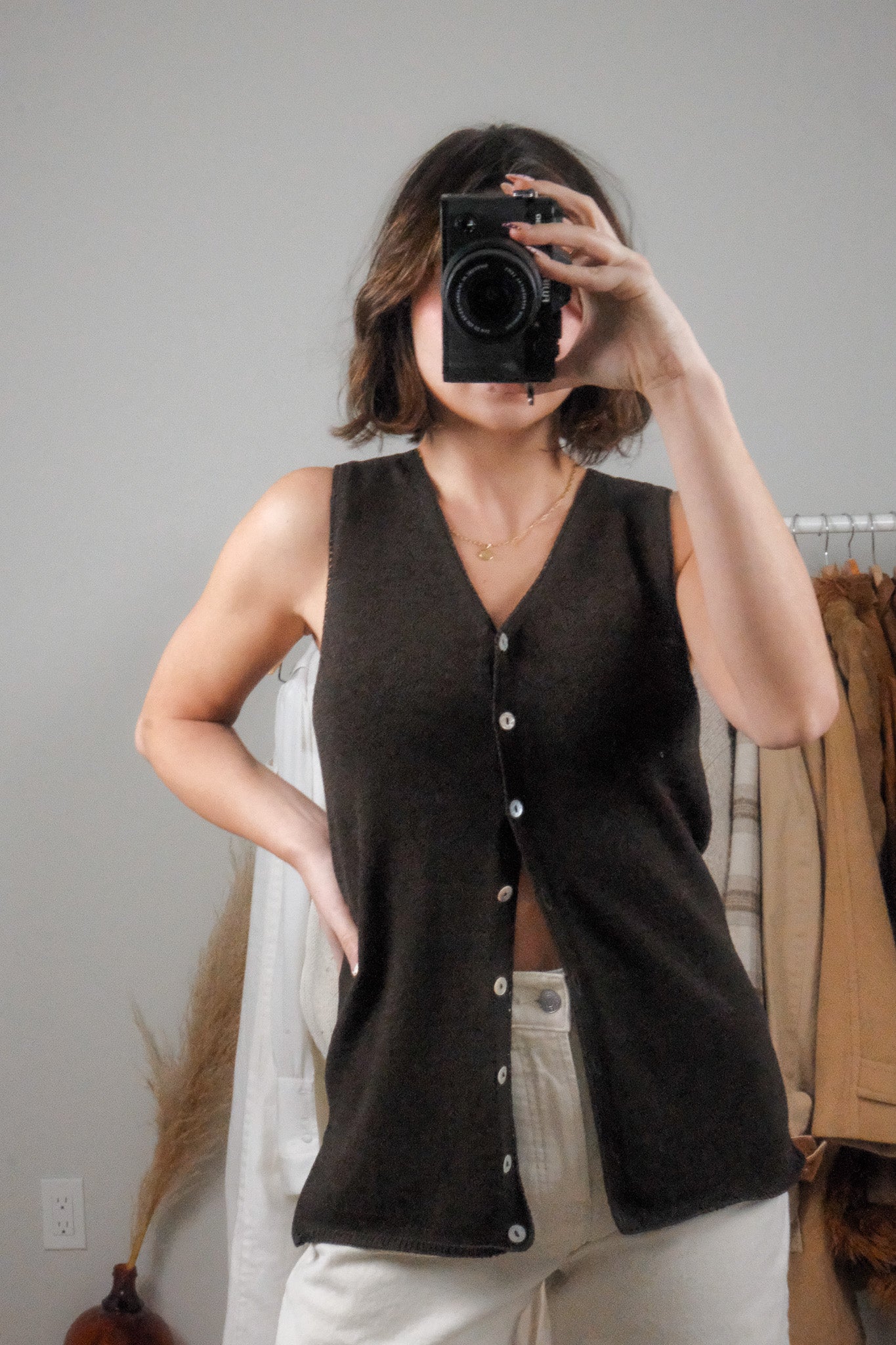 Vintage x Knit Vest (S)