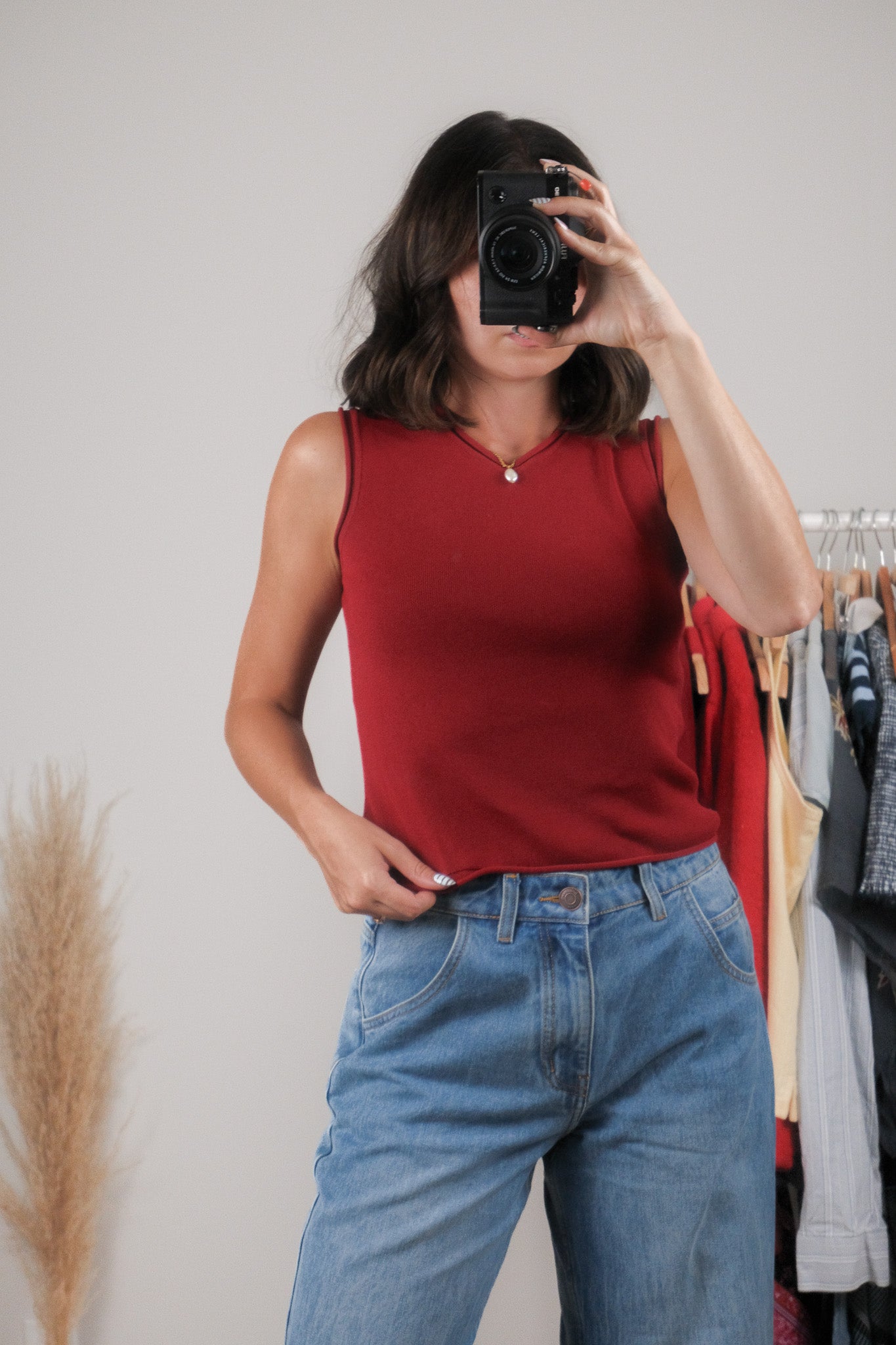 Vintage x V-Neck Tank (S)