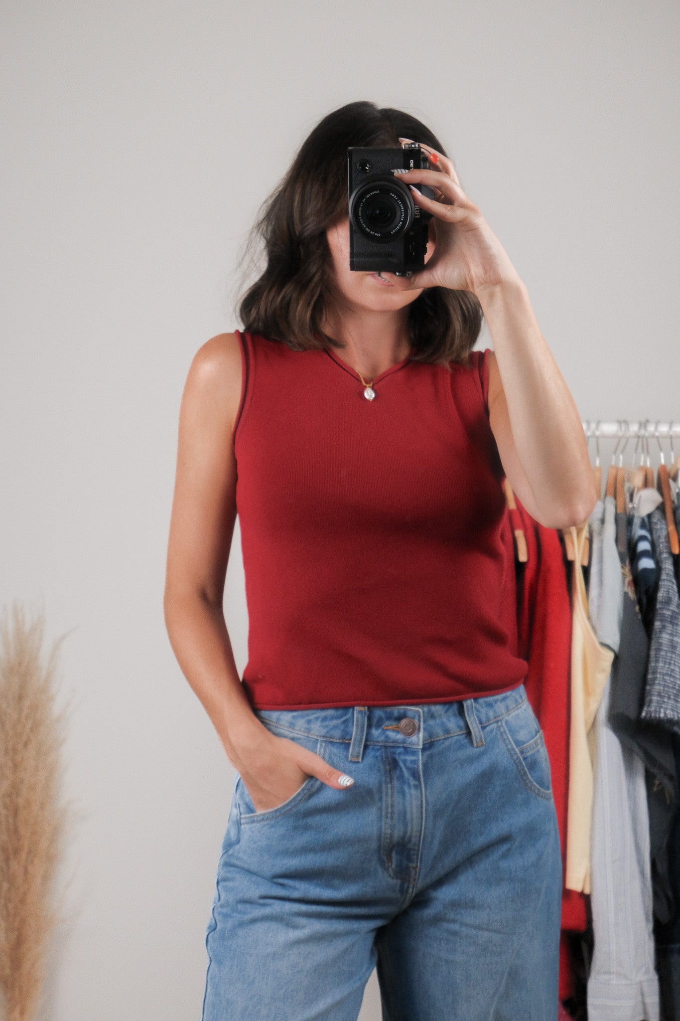 Vintage x V-Neck Tank (S)