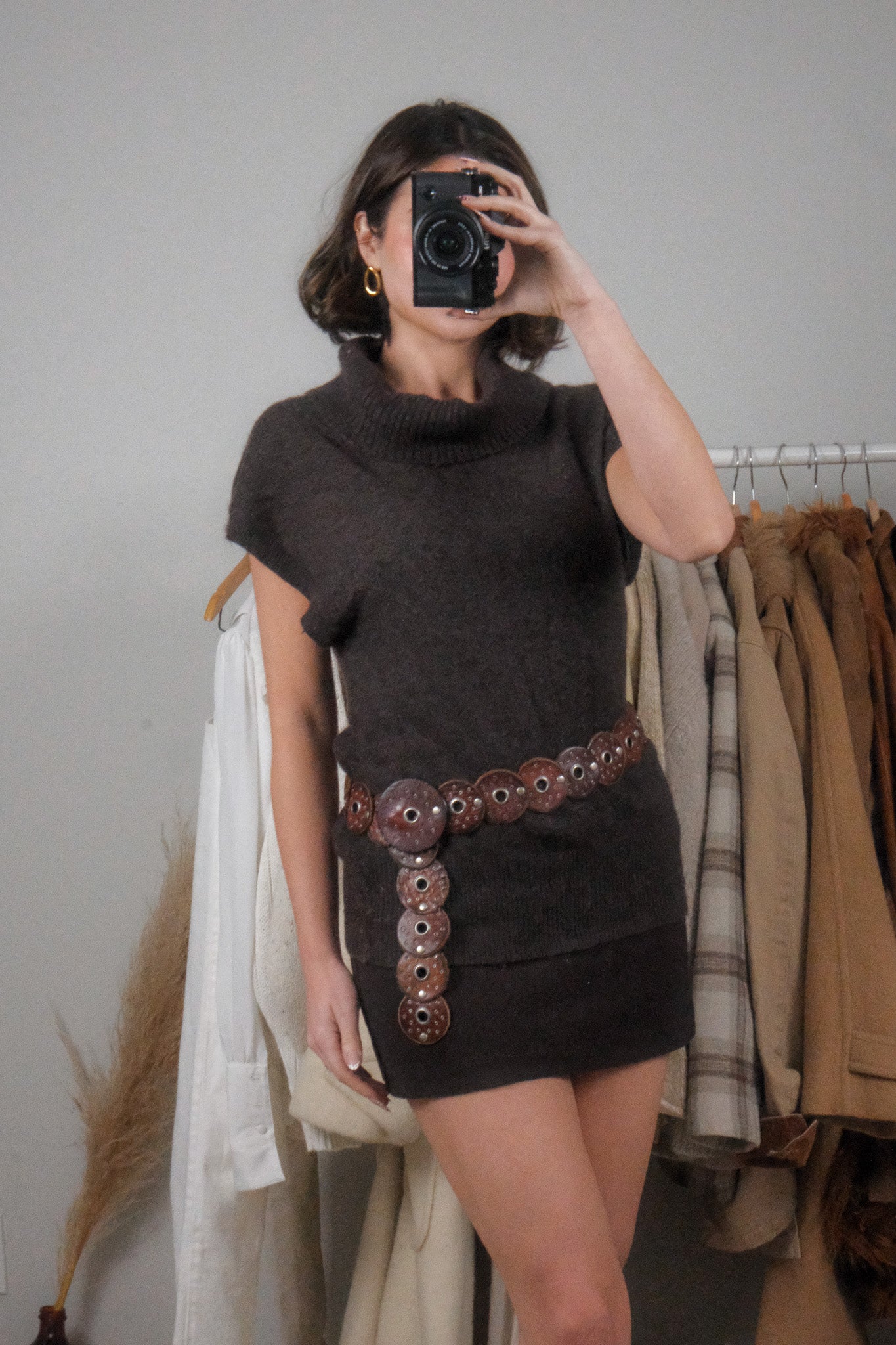 BCBG x Wool/Angora Blend Turtleneck Top (M/L)