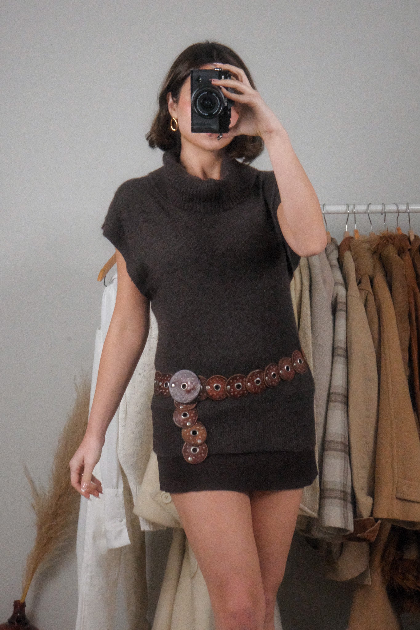 BCBG x Wool/Angora Blend Turtleneck Top (M/L)