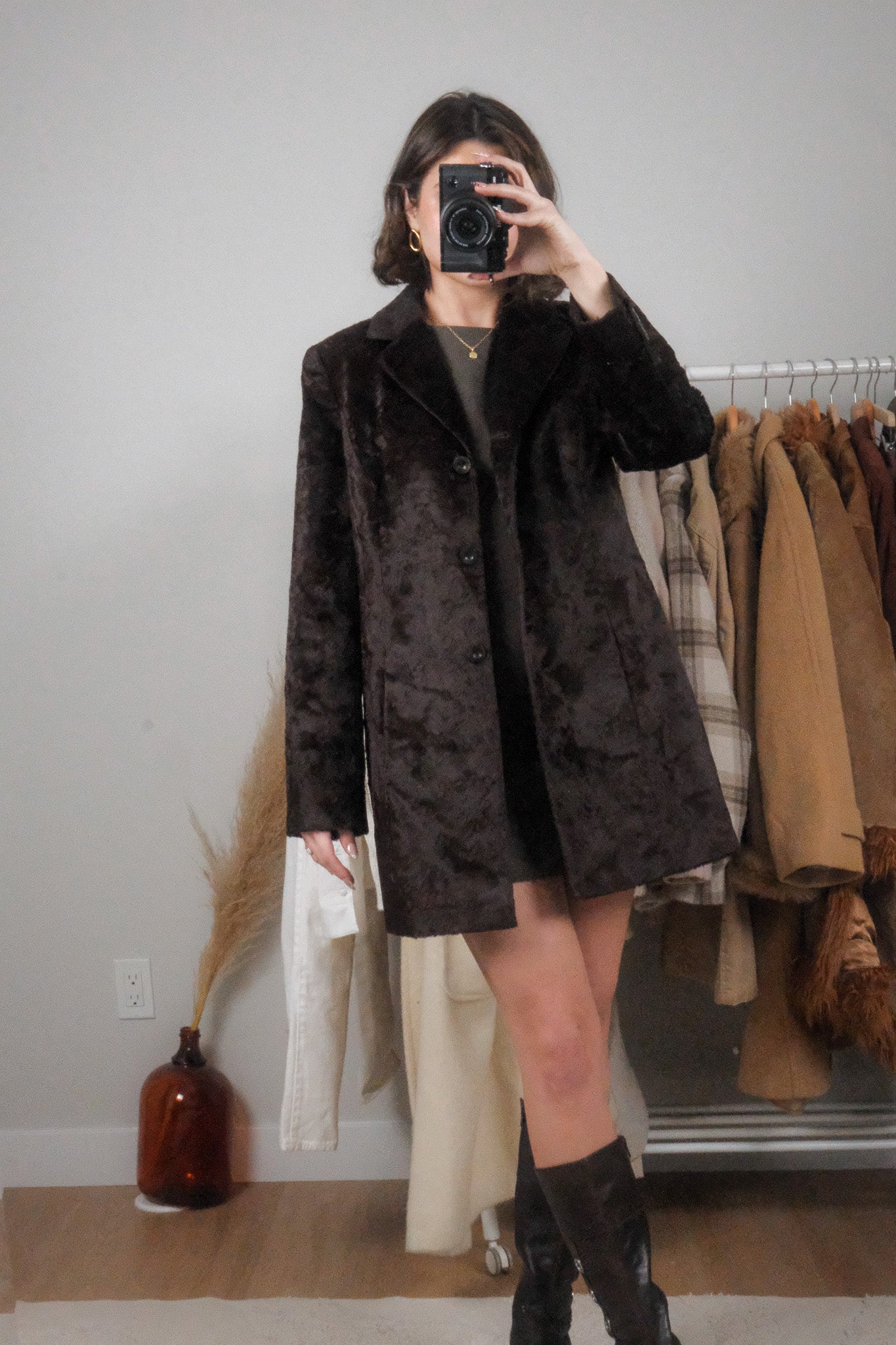 Vintage x Faux Fur Jacket (S)
