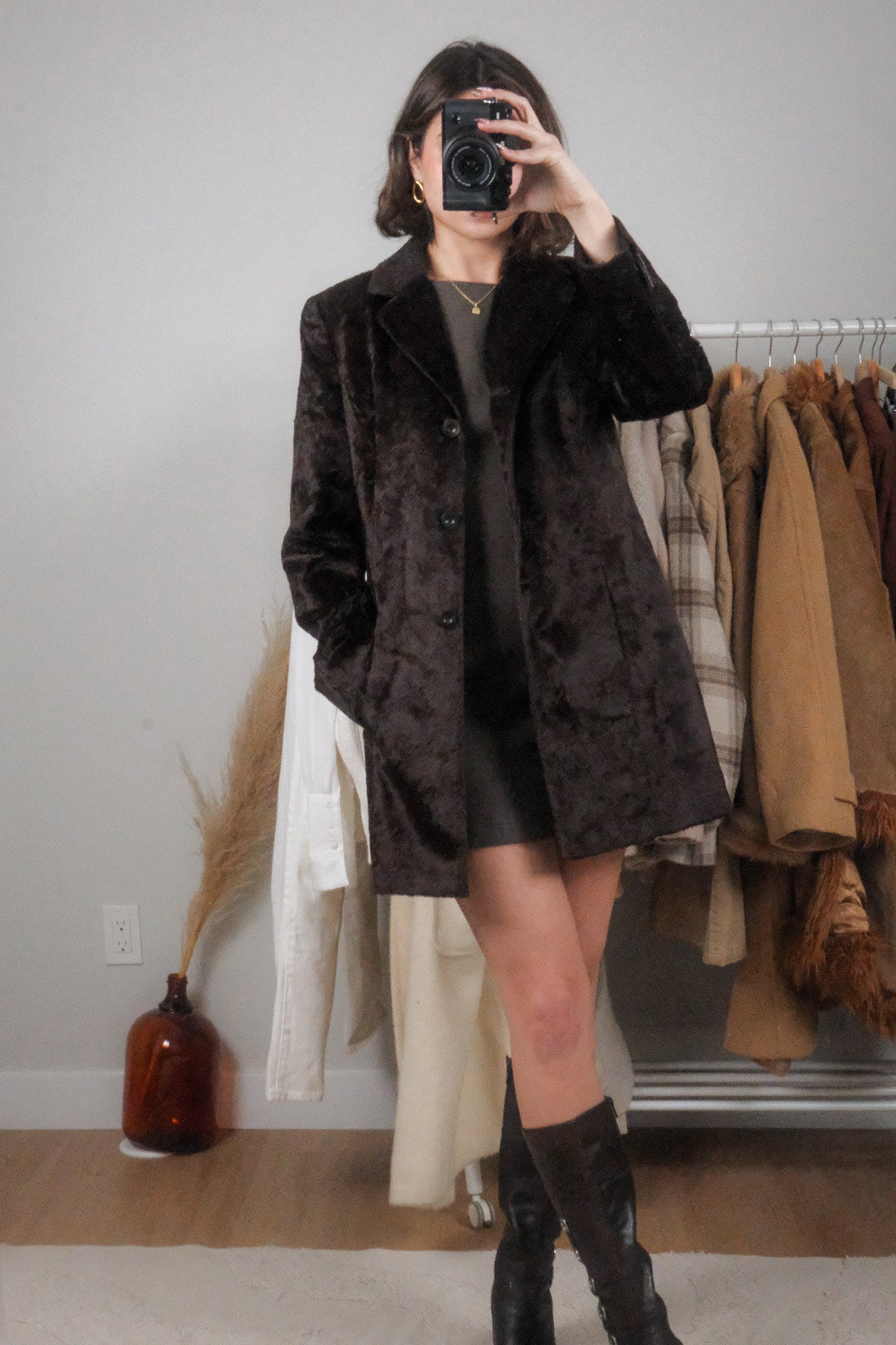 Vintage x Faux Fur Jacket (S)