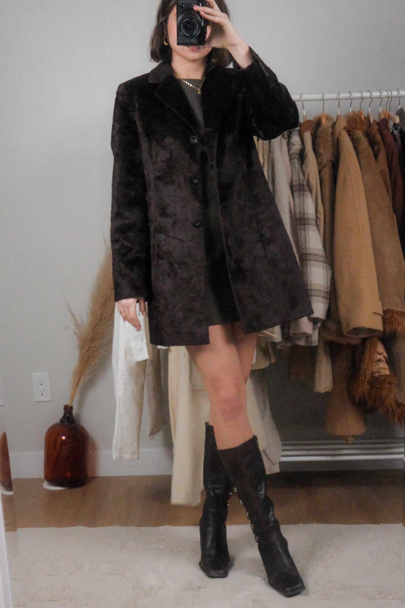 Vintage x Faux Fur Jacket (S)