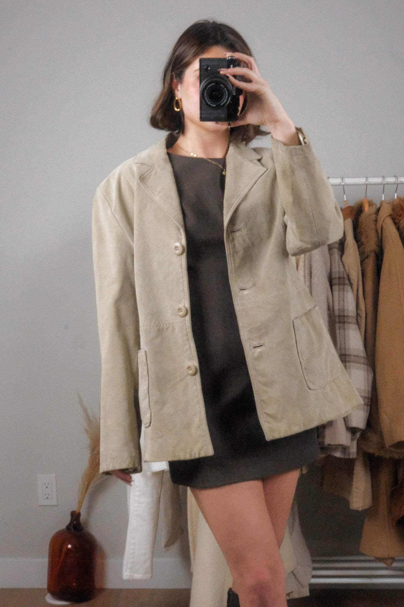 Made in Canada x Vintage x Suede Blazer (L)