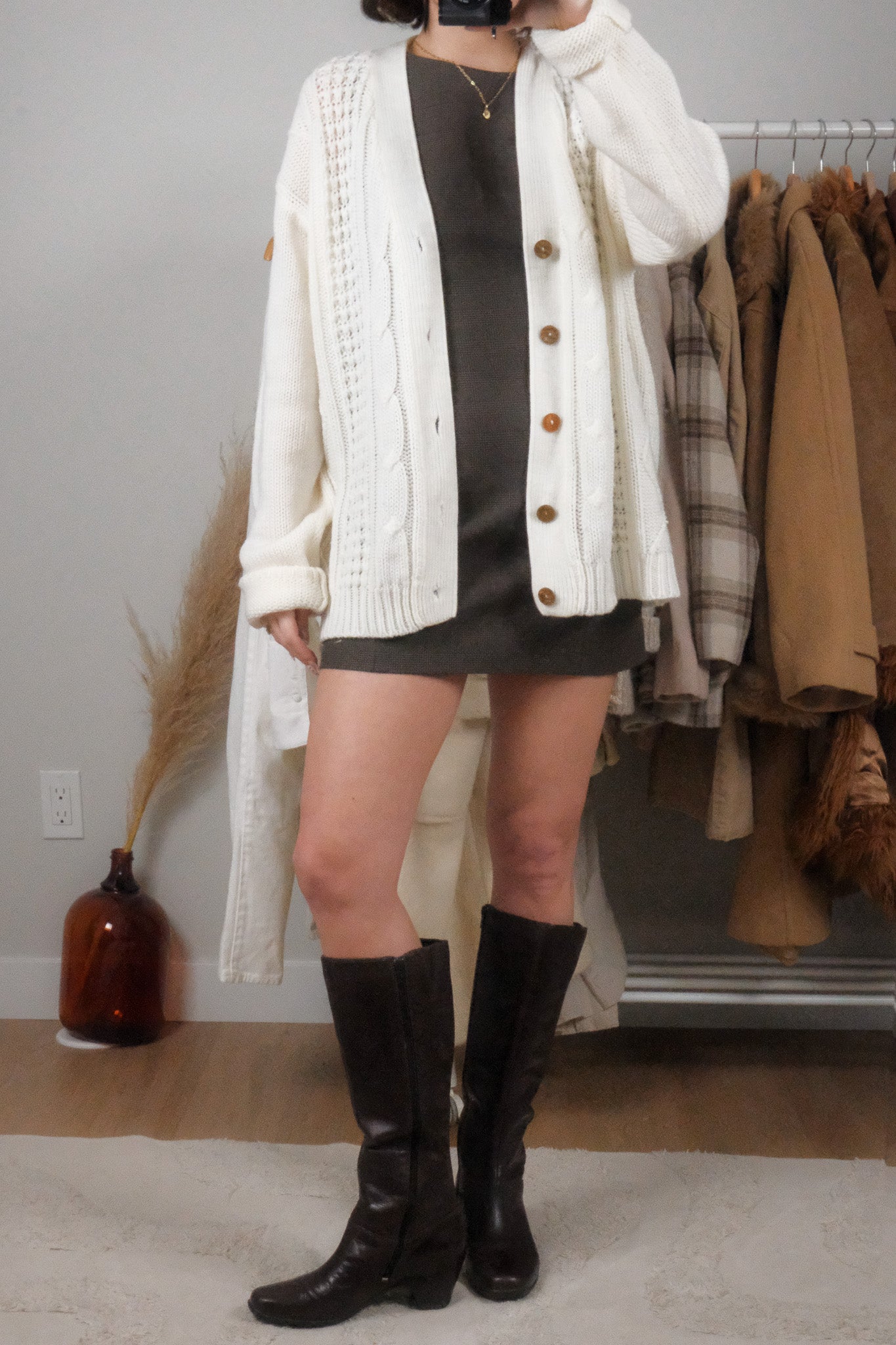 Vintage x Chunky Cardigan (XL)