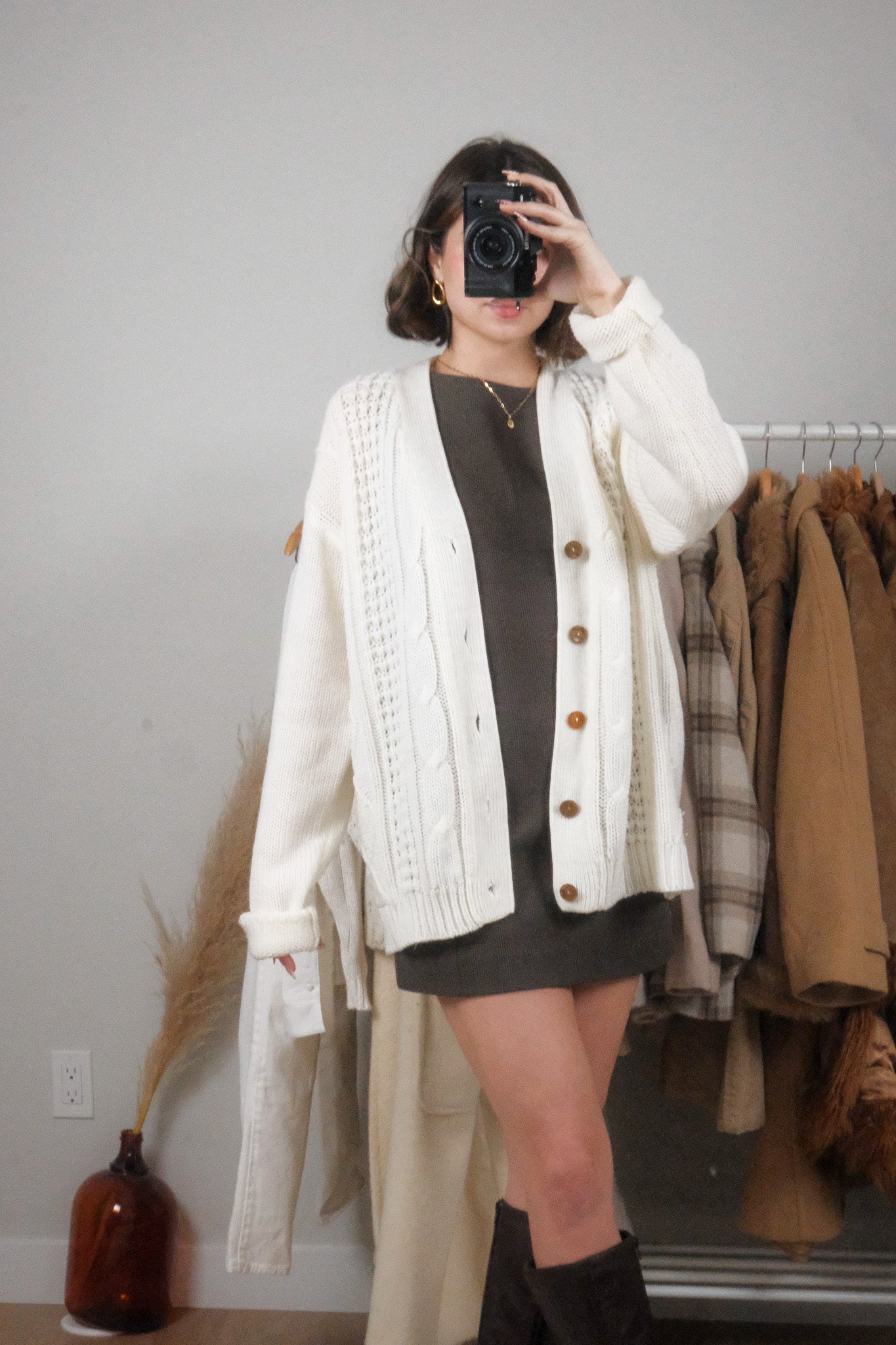 Vintage x Chunky Cardigan (XL)