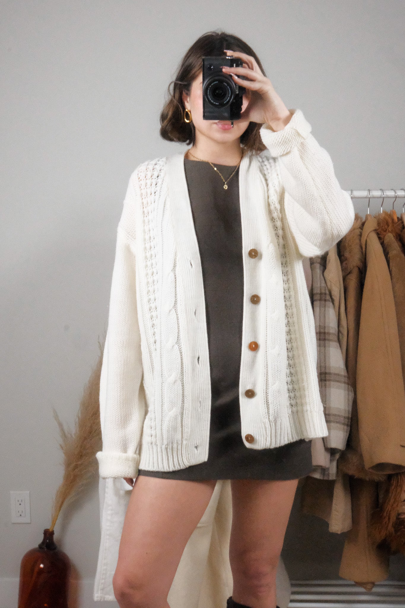 Vintage x Chunky Cardigan (XL)