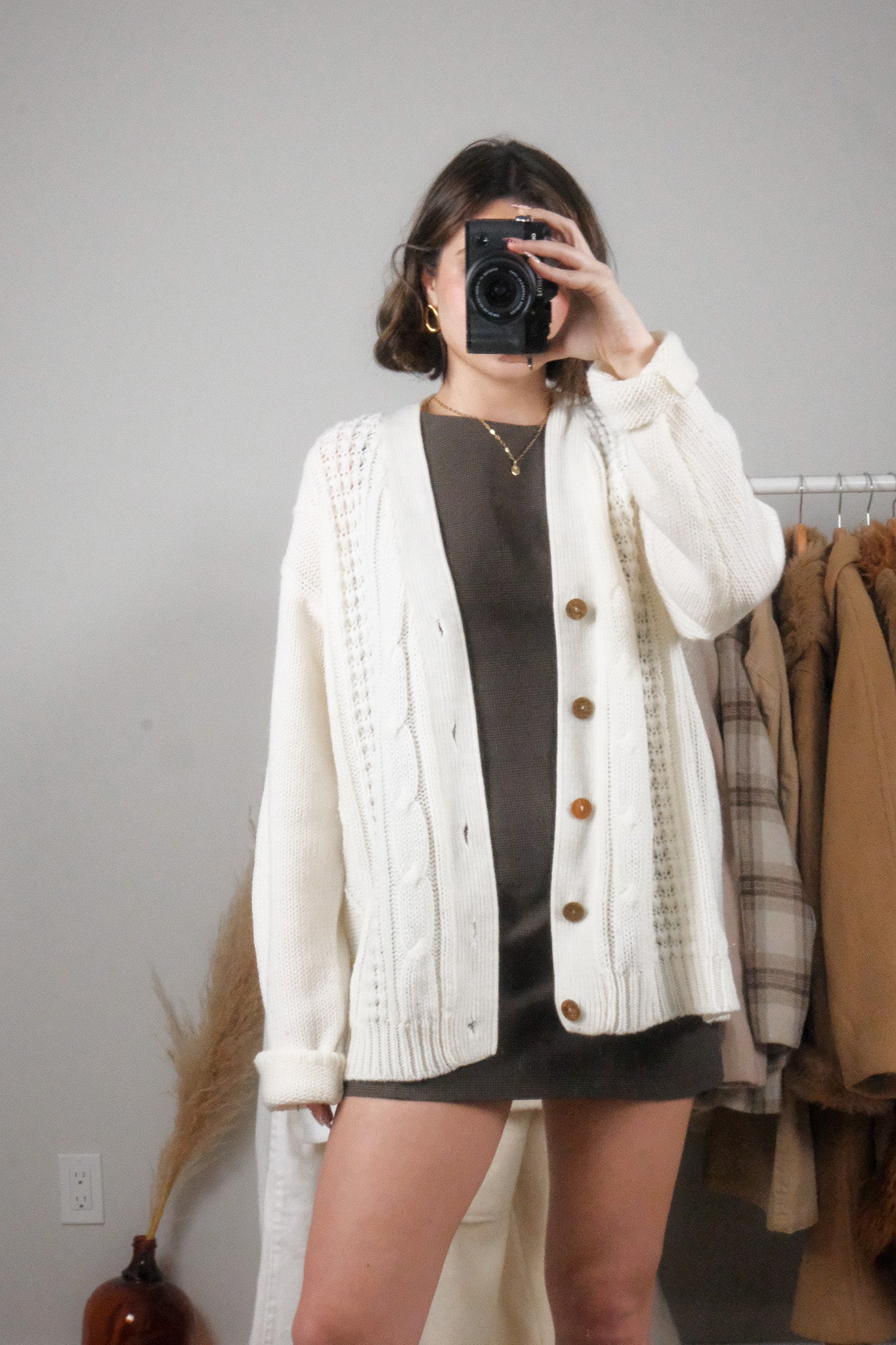 Vintage x Chunky Cardigan (XL)