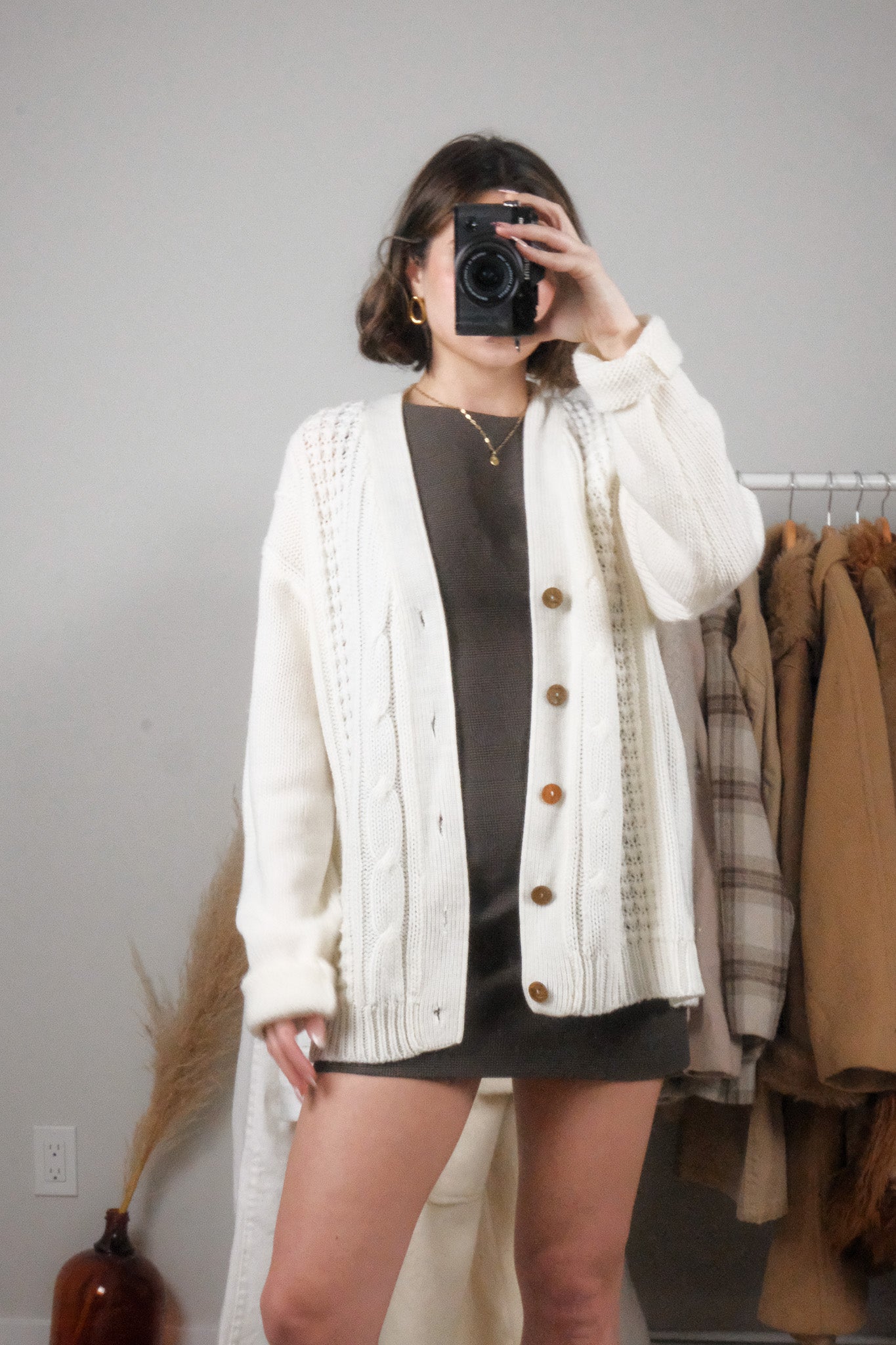 Vintage x Chunky Cardigan (XL)