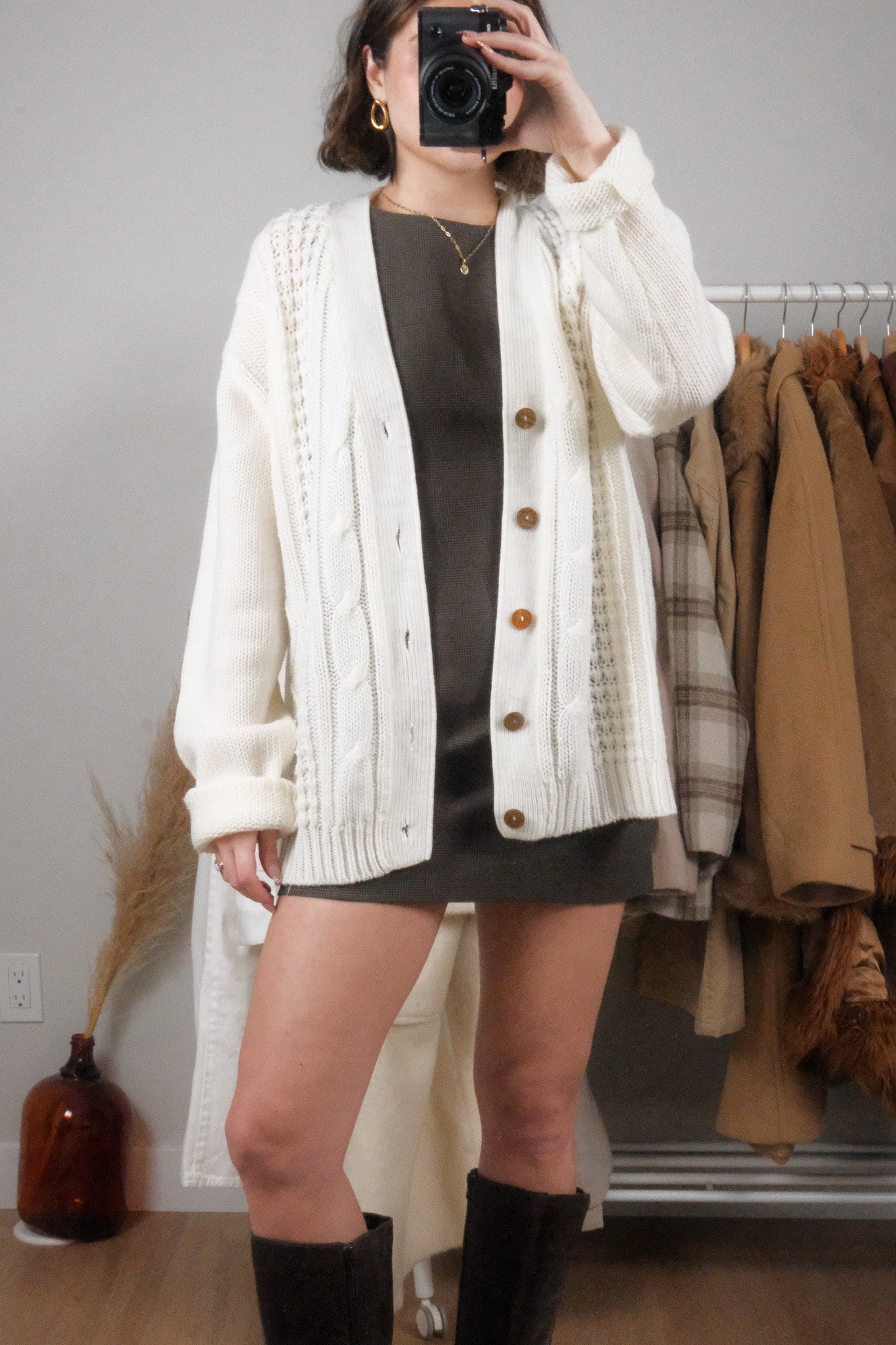 Vintage x Chunky Cardigan (XL)
