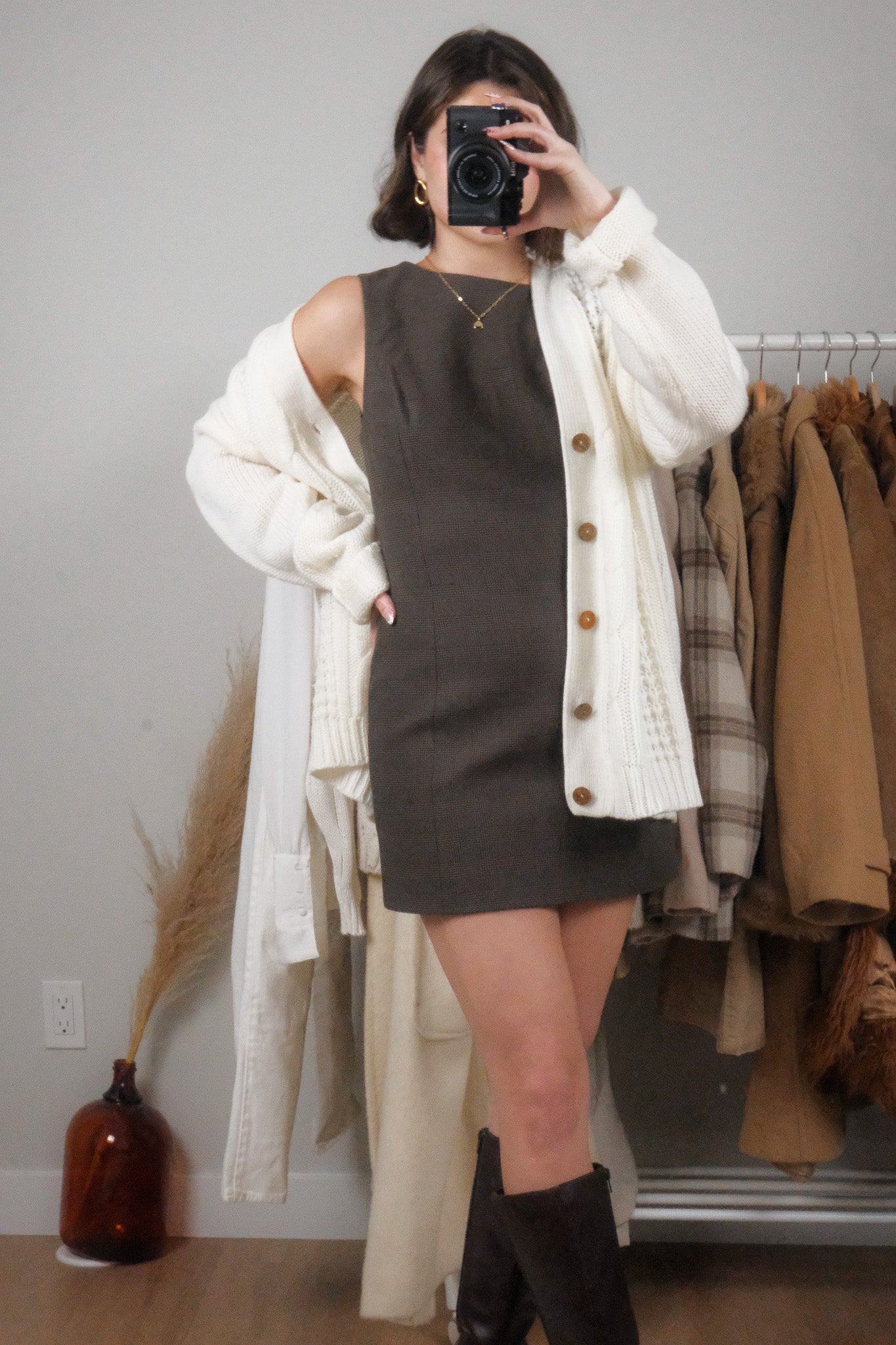 Vintage x Chunky Cardigan (XL)