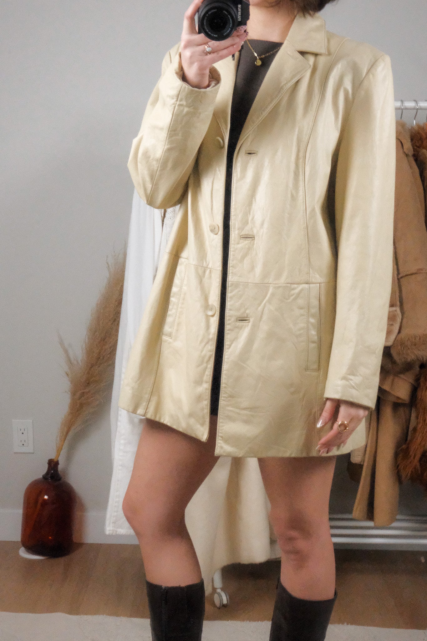 Vintage x Danier Leather Jacket (L)