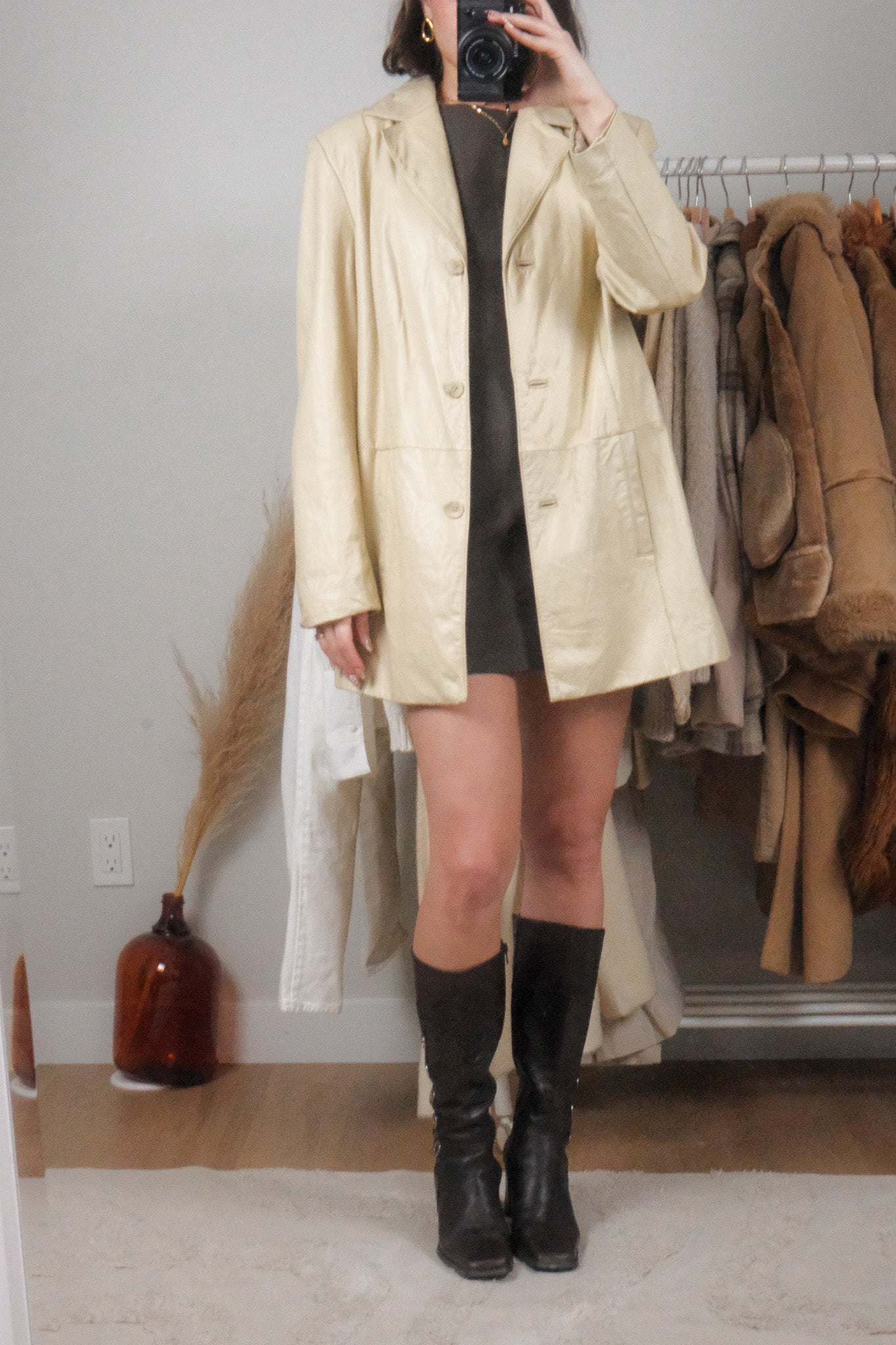 Vintage x Danier Leather Jacket (L)