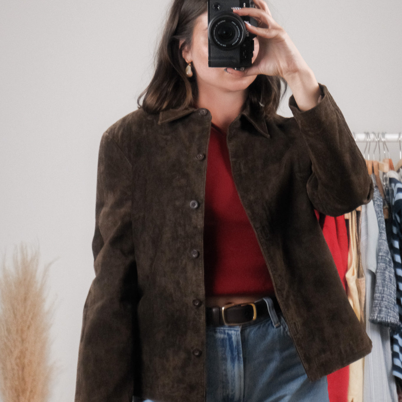 Vintage x Suede Shacket (M)