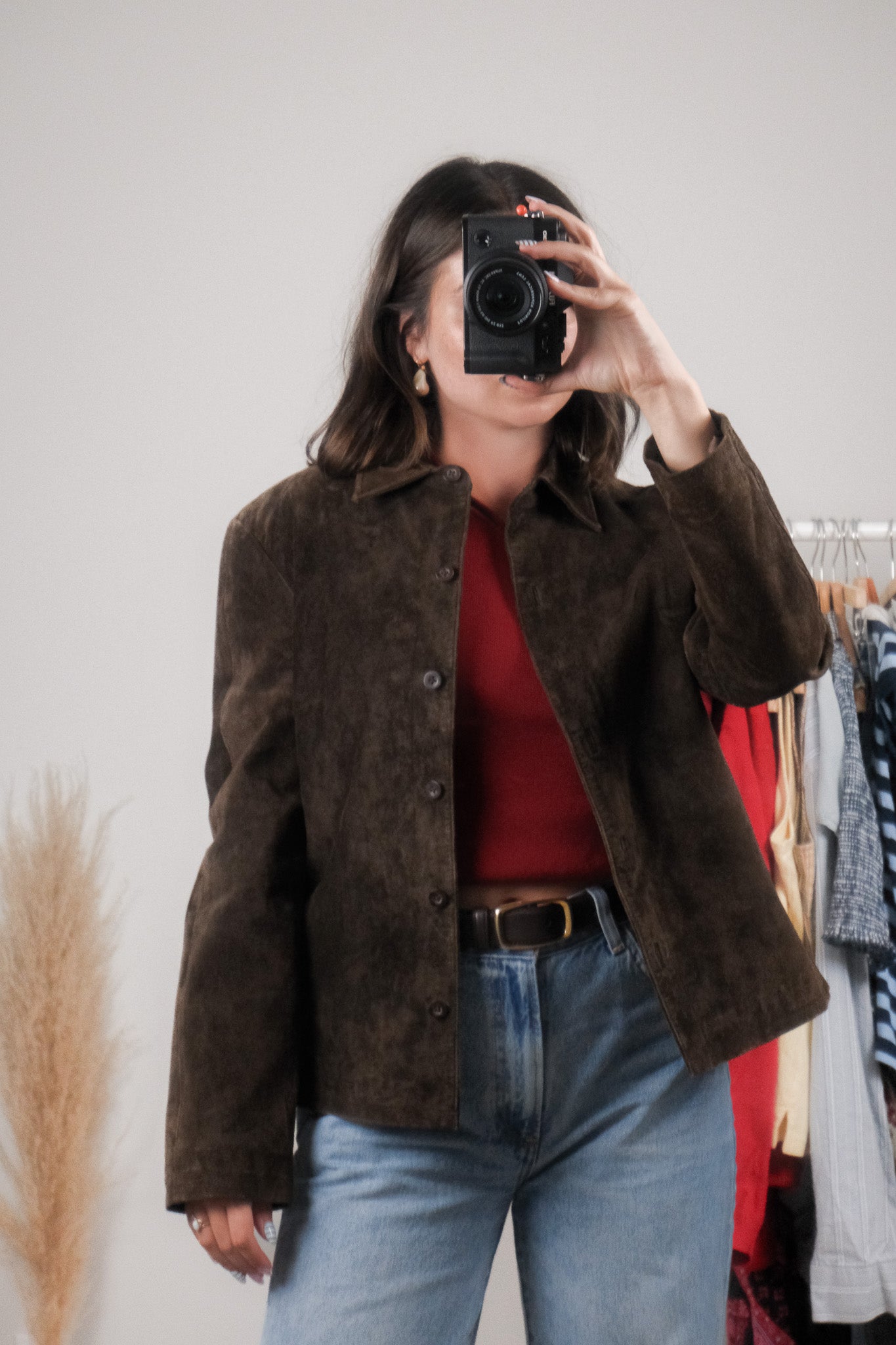 Vintage x Suede Shacket (M)