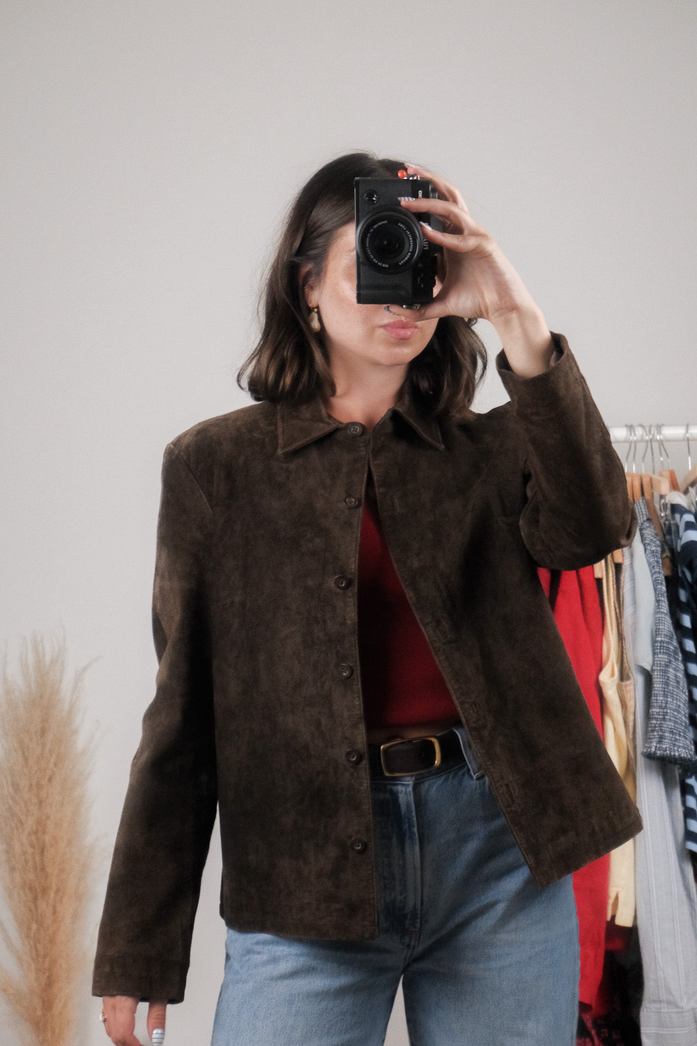 Vintage x Suede Shacket (M)