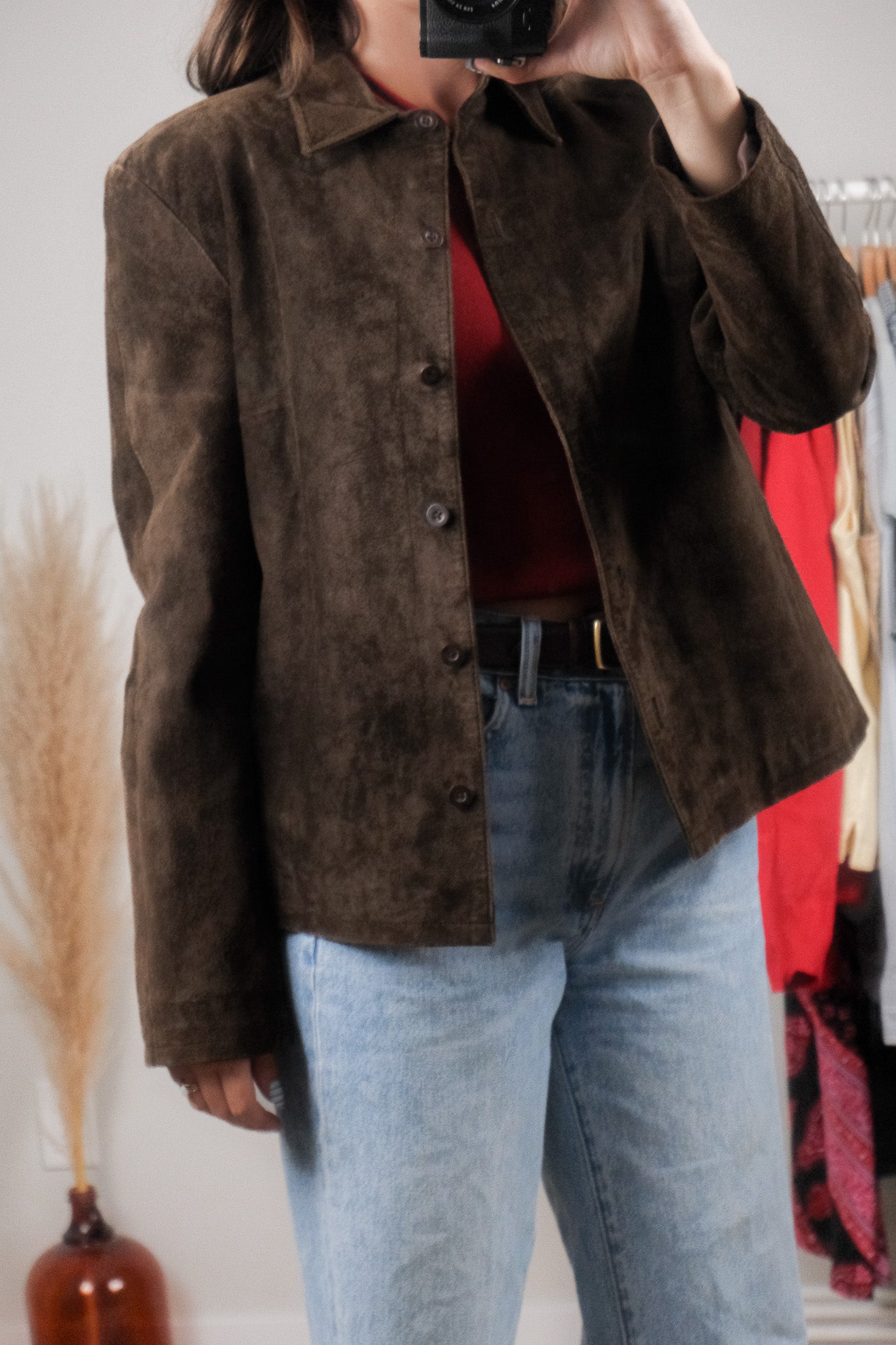Vintage x Suede Shacket (M)