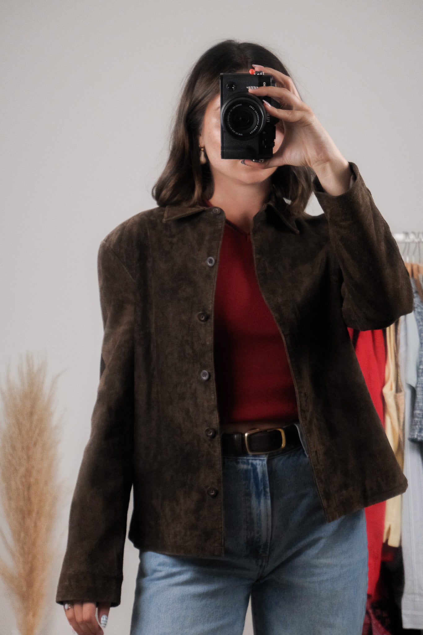 Vintage x Suede Shacket (M)