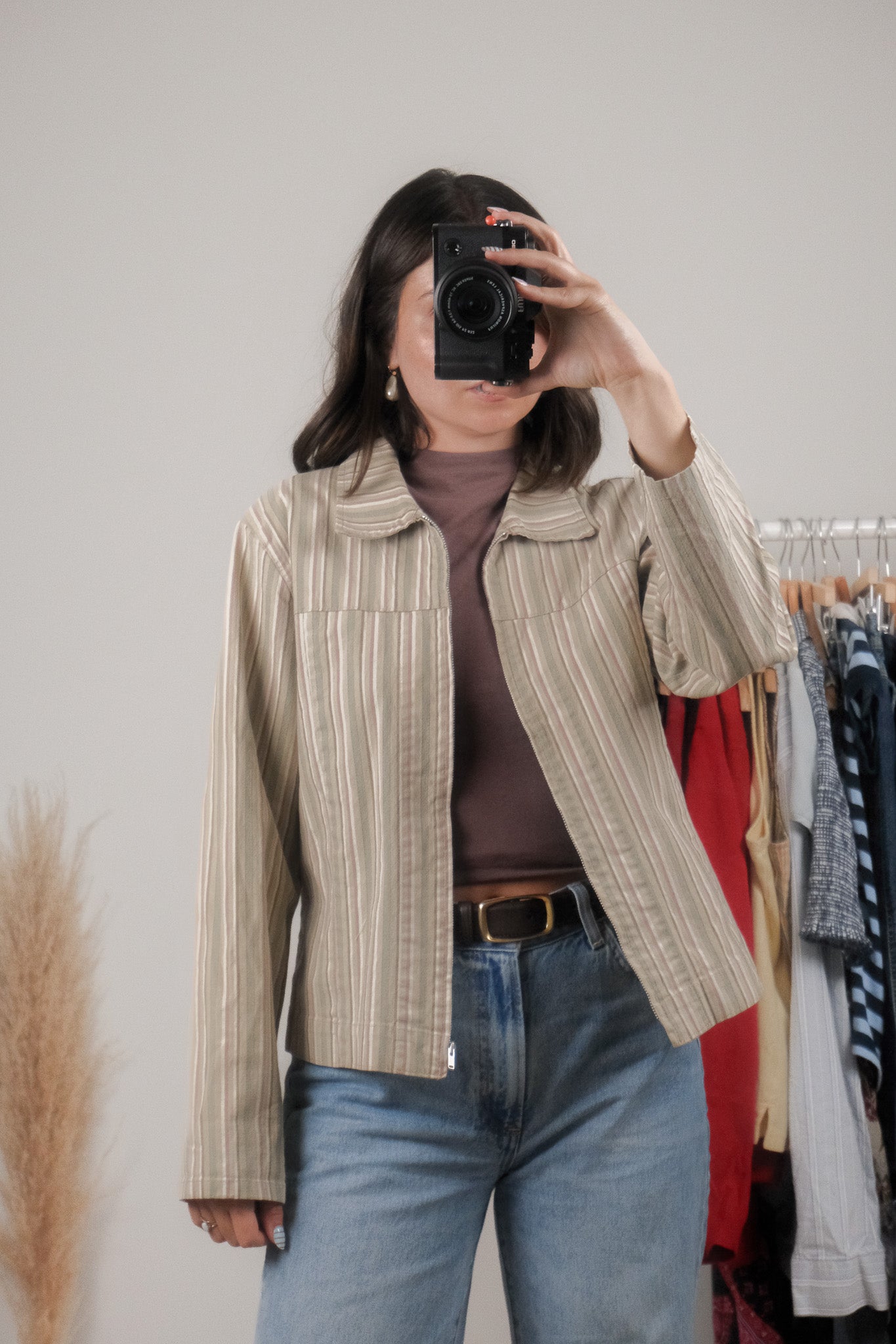 Made in Canada x Vintage x Striped Jacket (M/L)