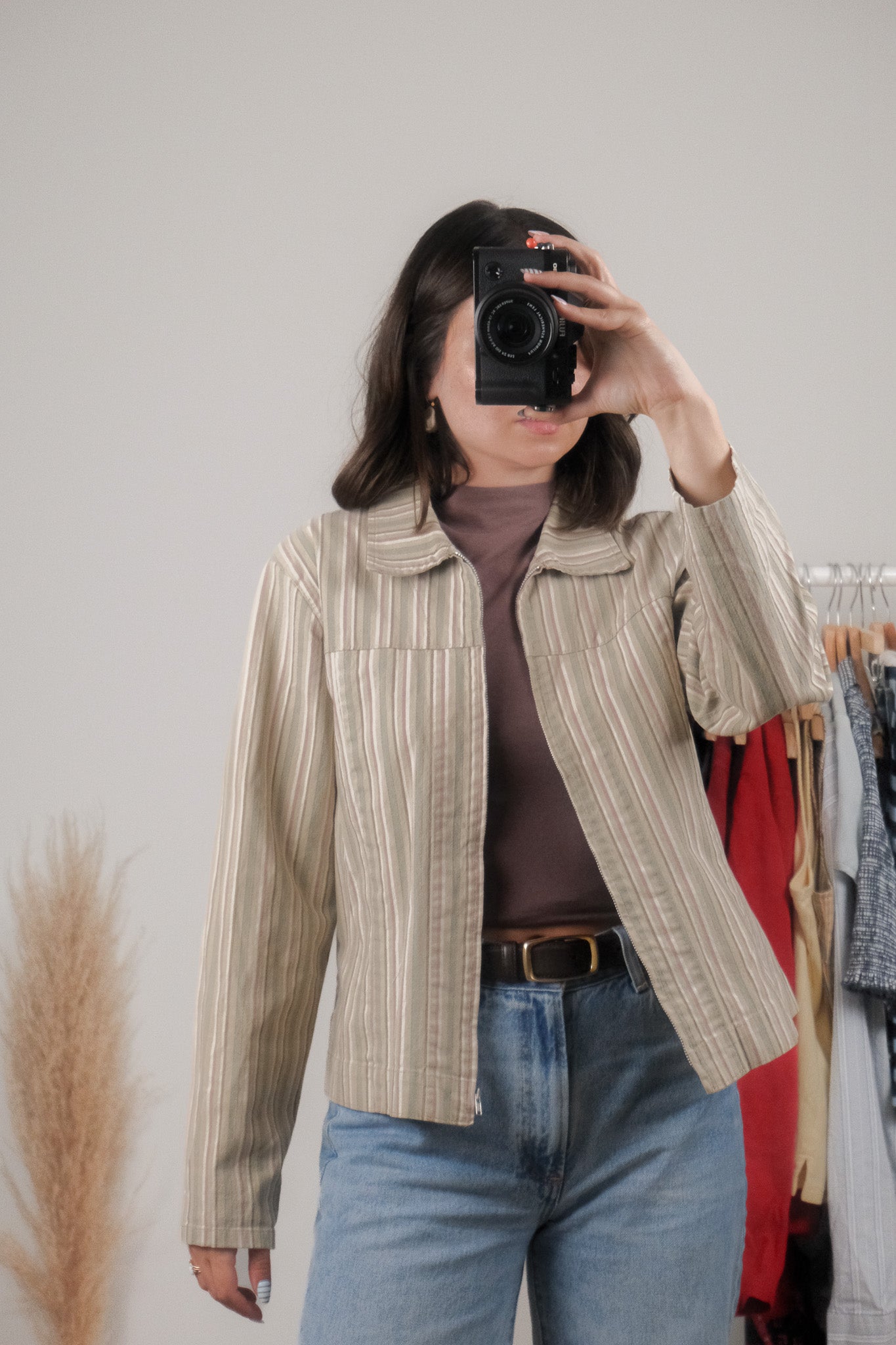 Made in Canada x Vintage x Striped Jacket (M/L)