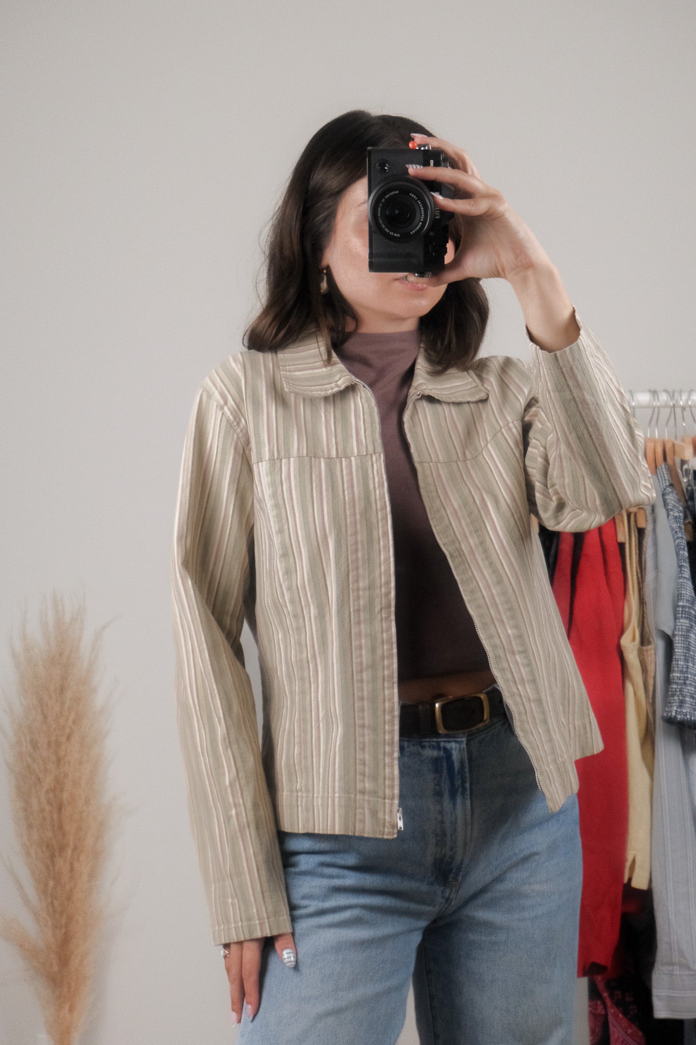 Made in Canada x Vintage x Striped Jacket (M/L)