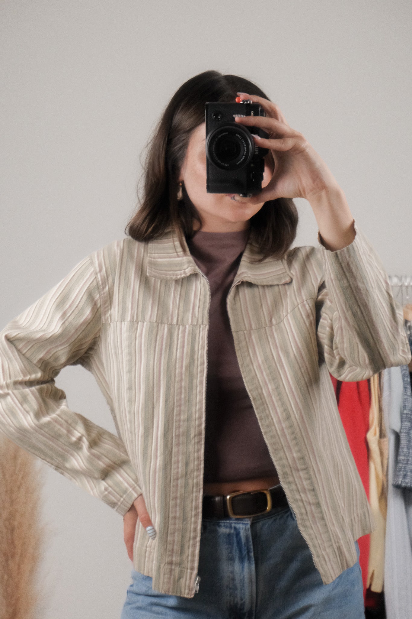 Made in Canada x Vintage x Striped Jacket (M/L)