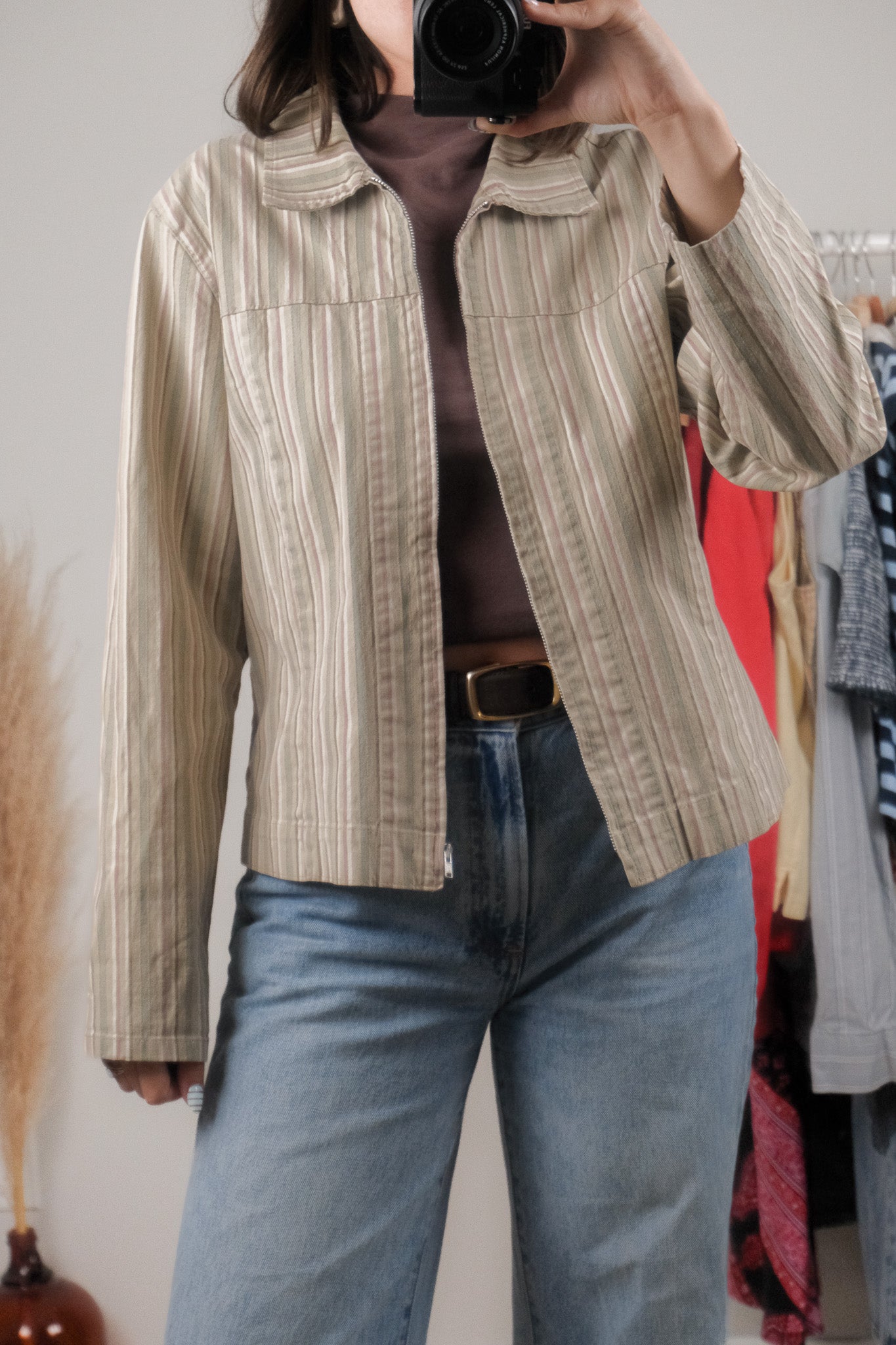 Made in Canada x Vintage x Striped Jacket (M/L)