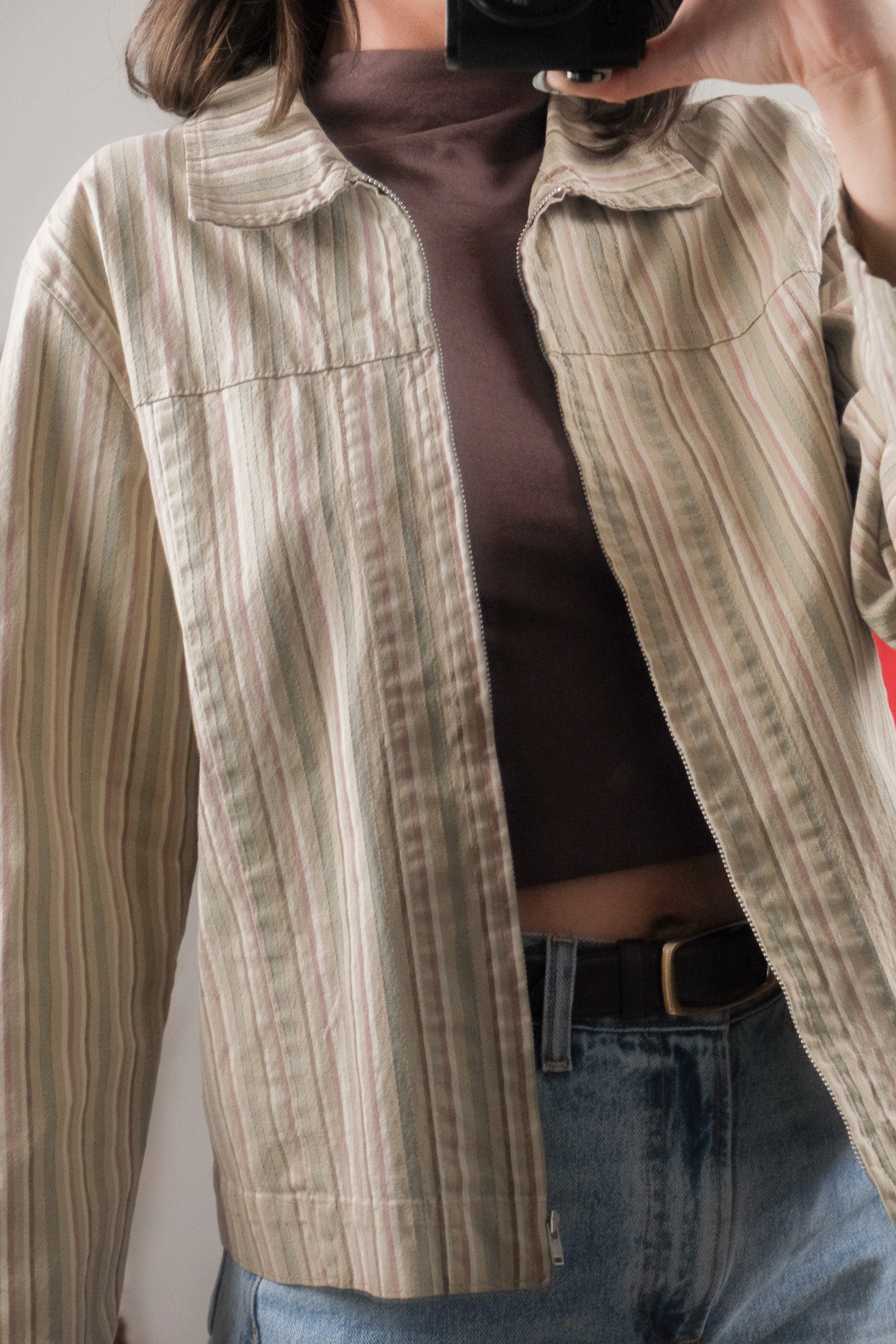 Made in Canada x Vintage x Striped Jacket (M/L)