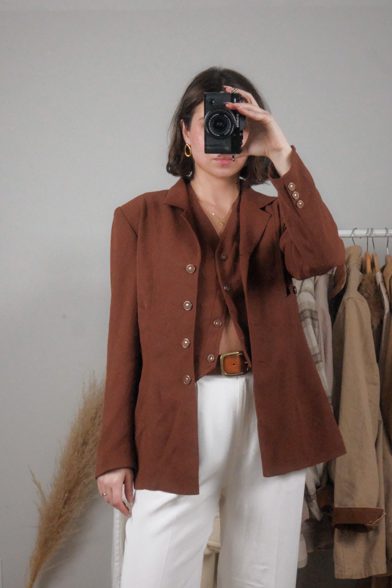 Made in USA x Vintage x Vest + Blazer Set (S)