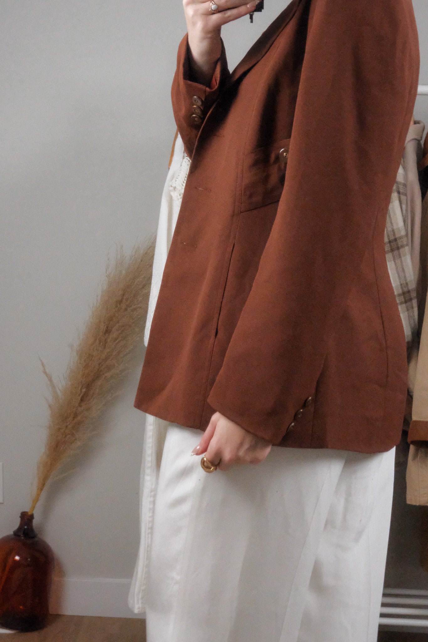 Made in USA x Vintage x Vest + Blazer Set (S)