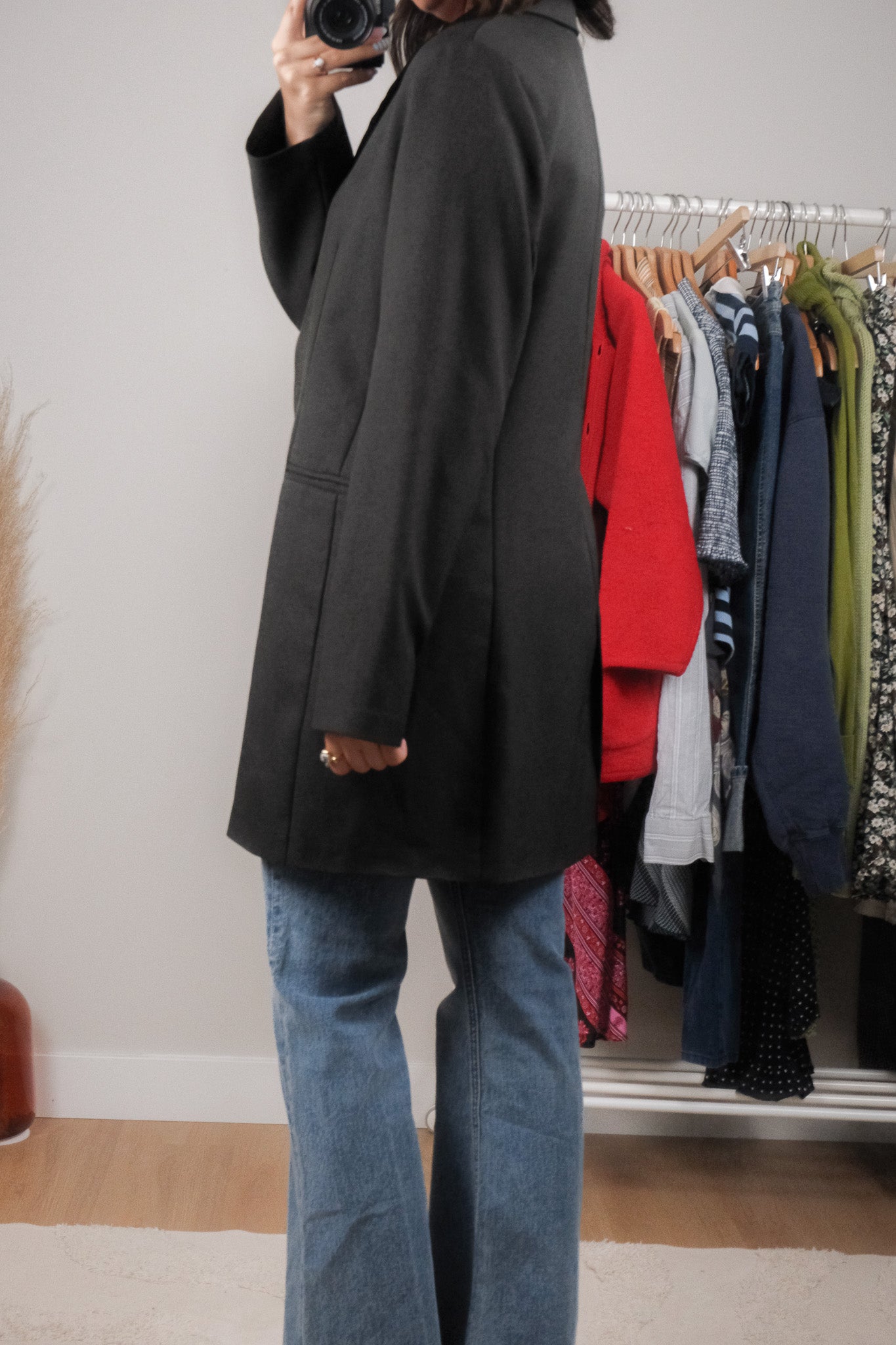 Made in Canada x Vintage x Long Blazer (L)