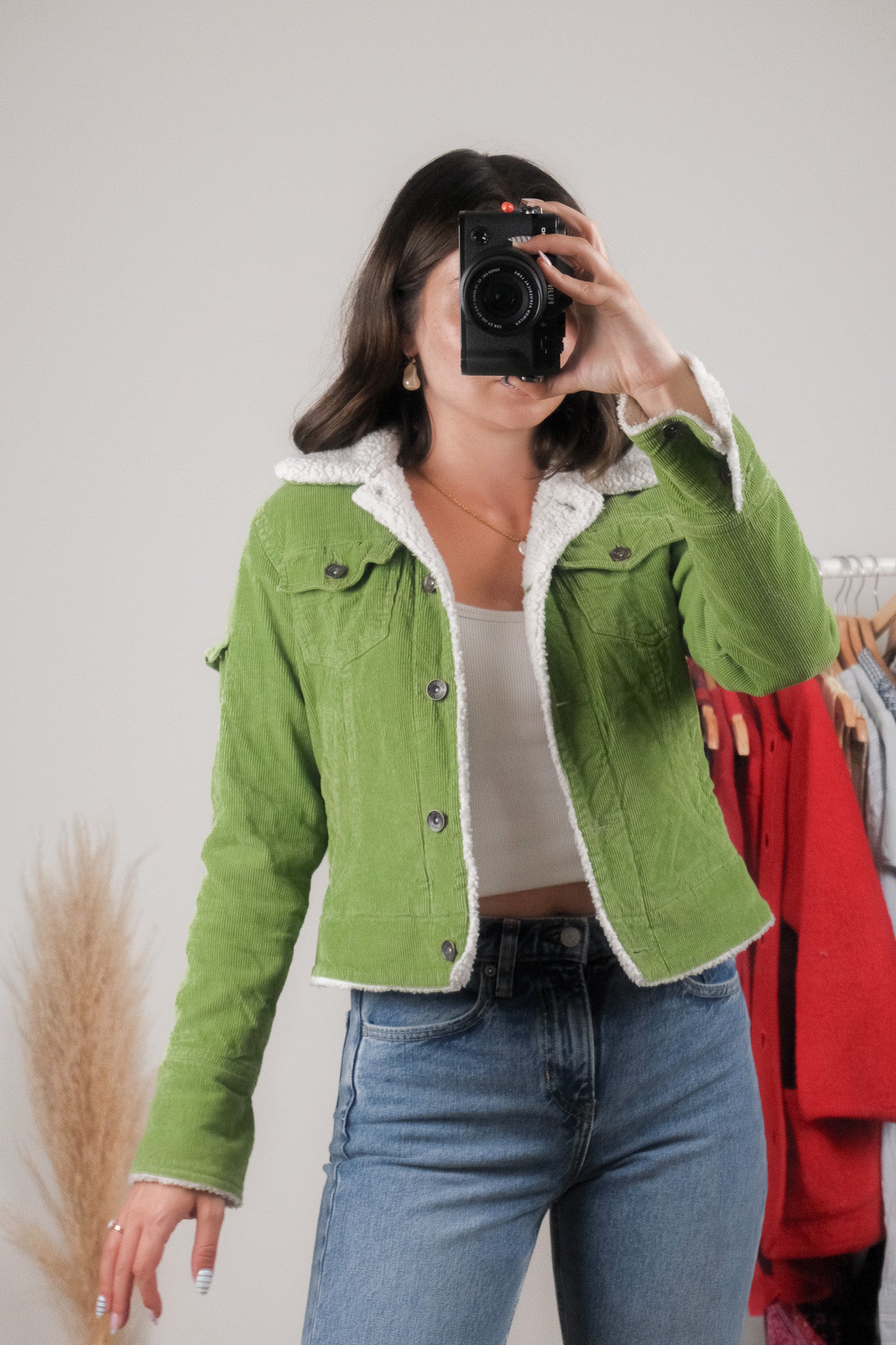Vintage x Sherpa Lined Cotton Corduroy Jacket (XS)