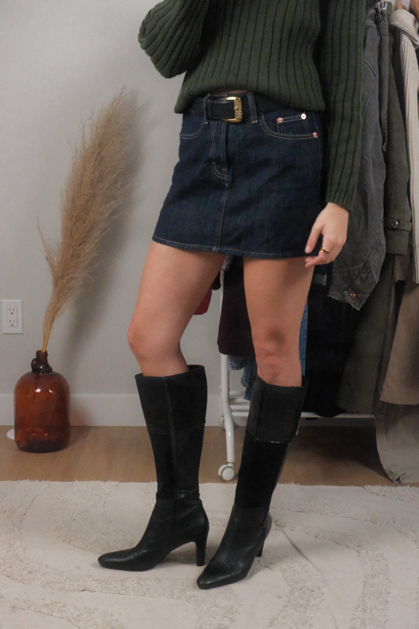 Modern x Denim Mini Skirt (2)