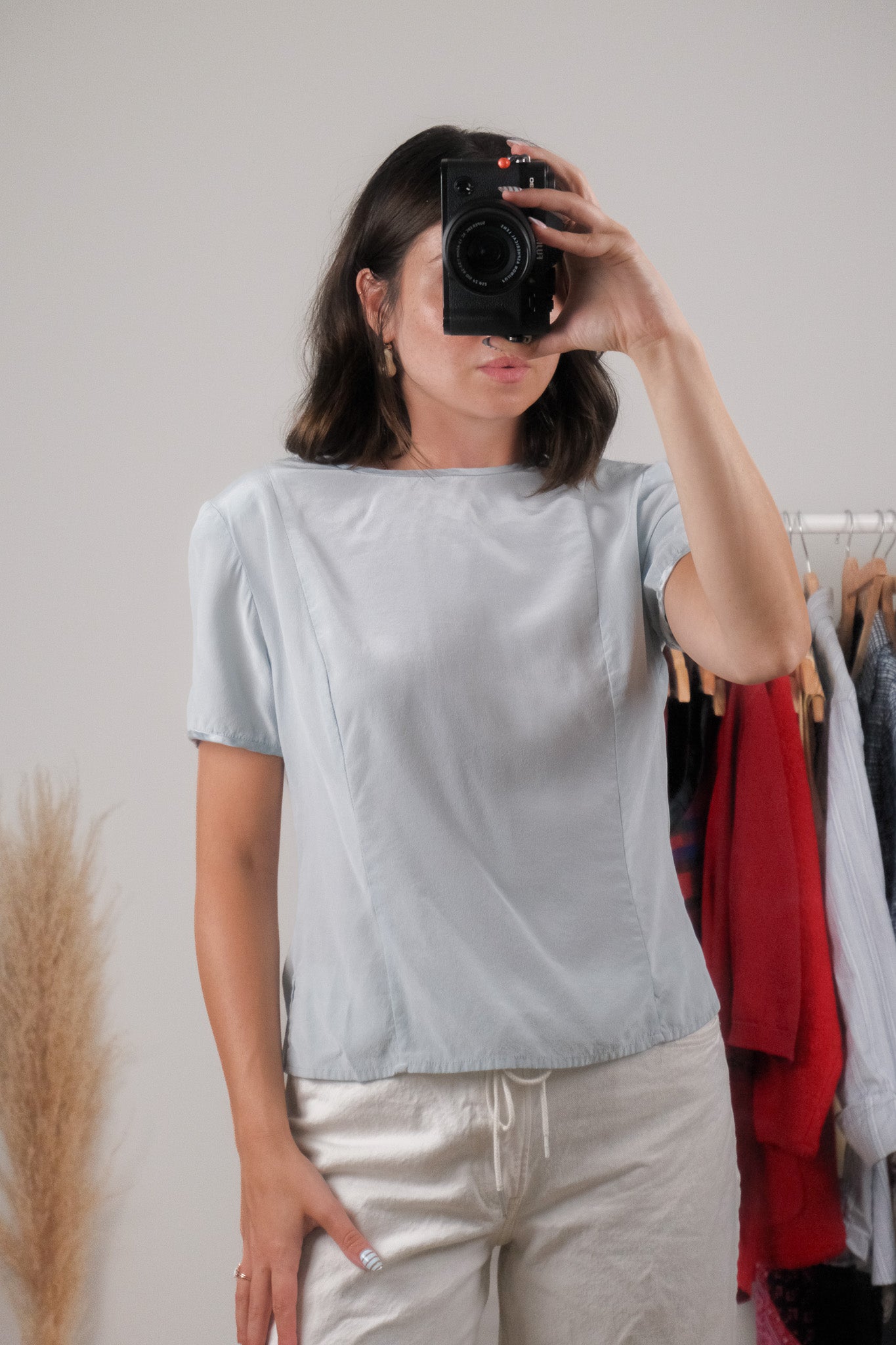 Vintage x 100% Silk Blouse (S)